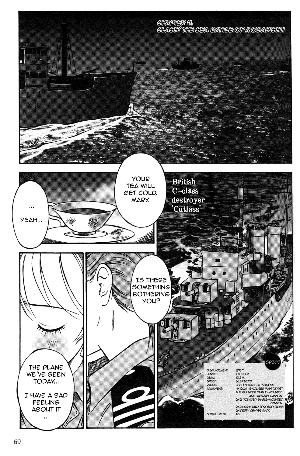 Kurogane Pukapuka Tai Chapter 4 page 5 - Chapter 4: Clash! The Sea Battle of Mogadishu