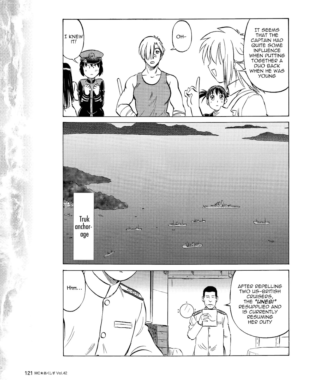 Kurogane Pukapuka Tai Chapter 42 page 7 - Chapter 42: Deck Golf Tournament Aboard The "Unebi"