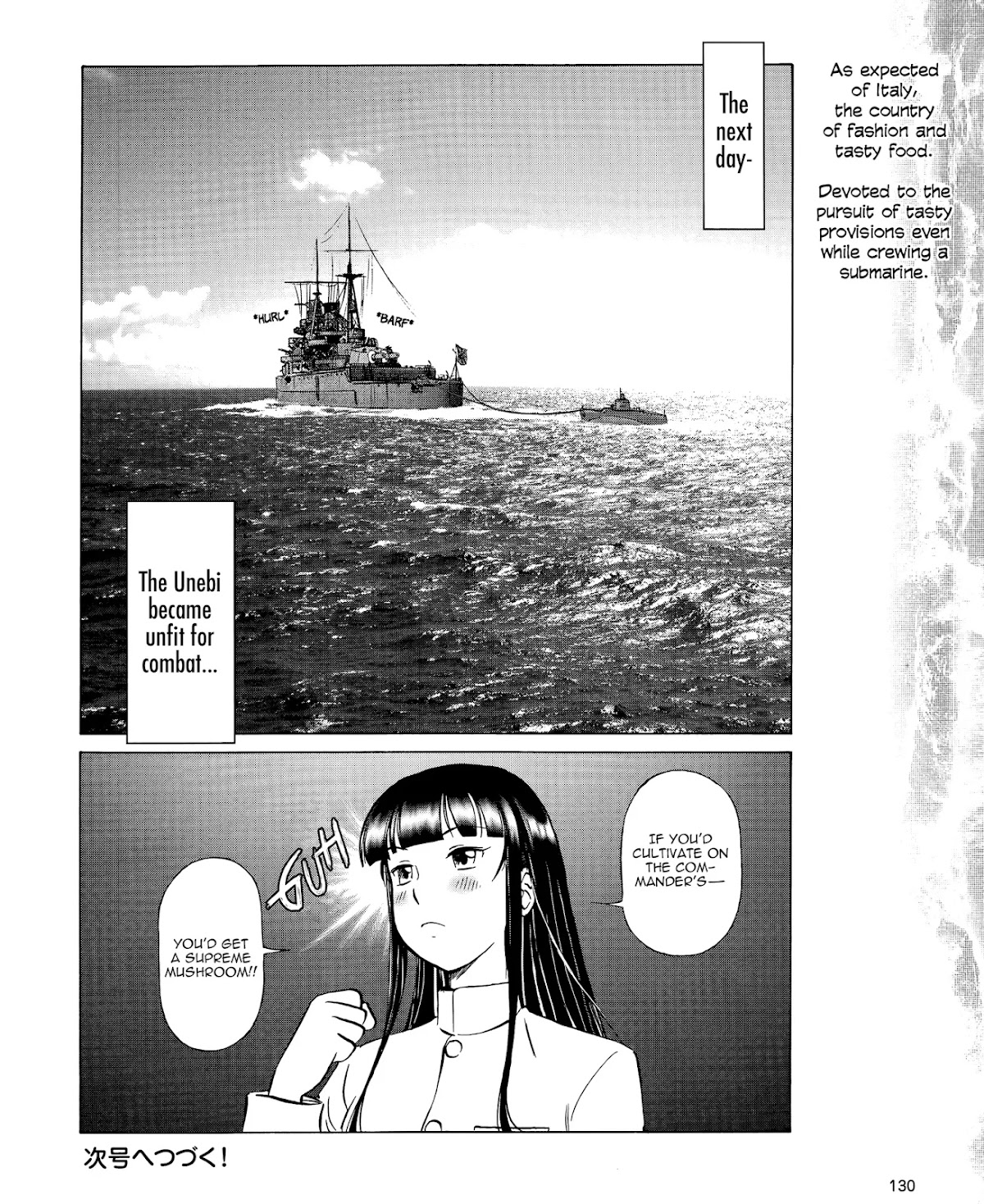 Kurogane Pukapuka Tai Chapter 43 page 16 - Chapter 43: The s-e-c-r-e-t of the Gourmet Submarine