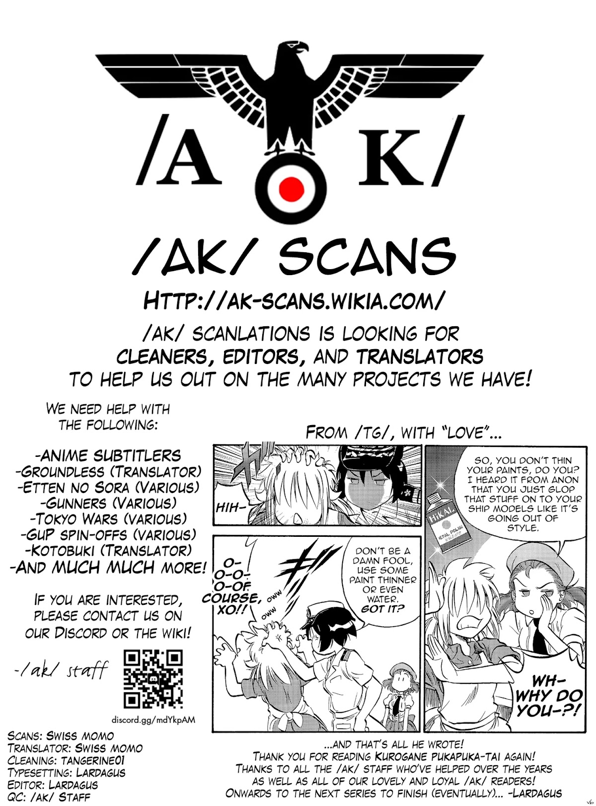 Kurogane Pukapuka Tai Chapter 50 page 6 - Chapter 50: Let's board the latest Aegis DDG! (Extra)