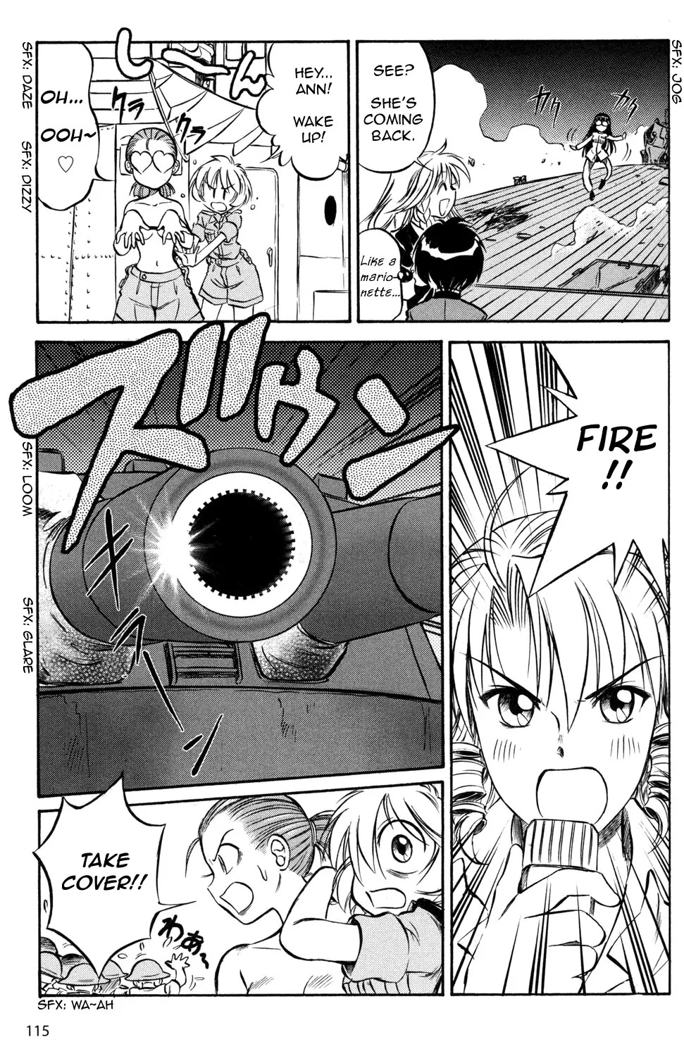 Kurogane Pukapuka Tai Chapter 6 page 11 - Chapter 6: The Big Brawl on Unebi's Shipdeck!