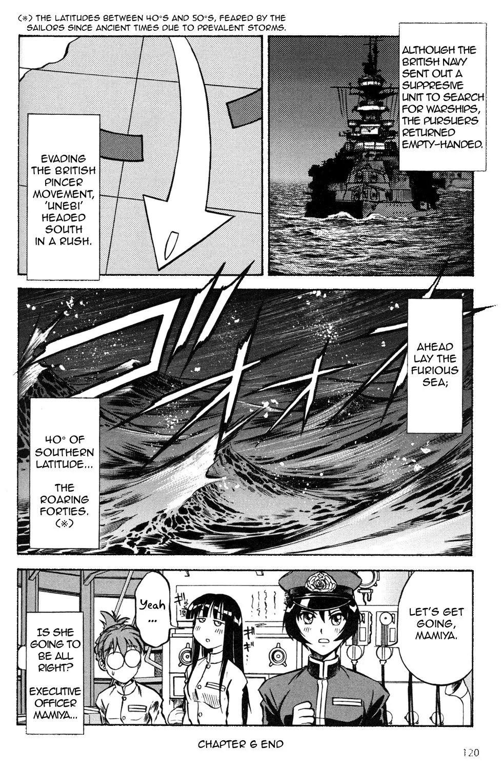 Kurogane Pukapuka Tai Chapter 6 page 16 - Chapter 6: The Big Brawl on Unebi's Shipdeck!