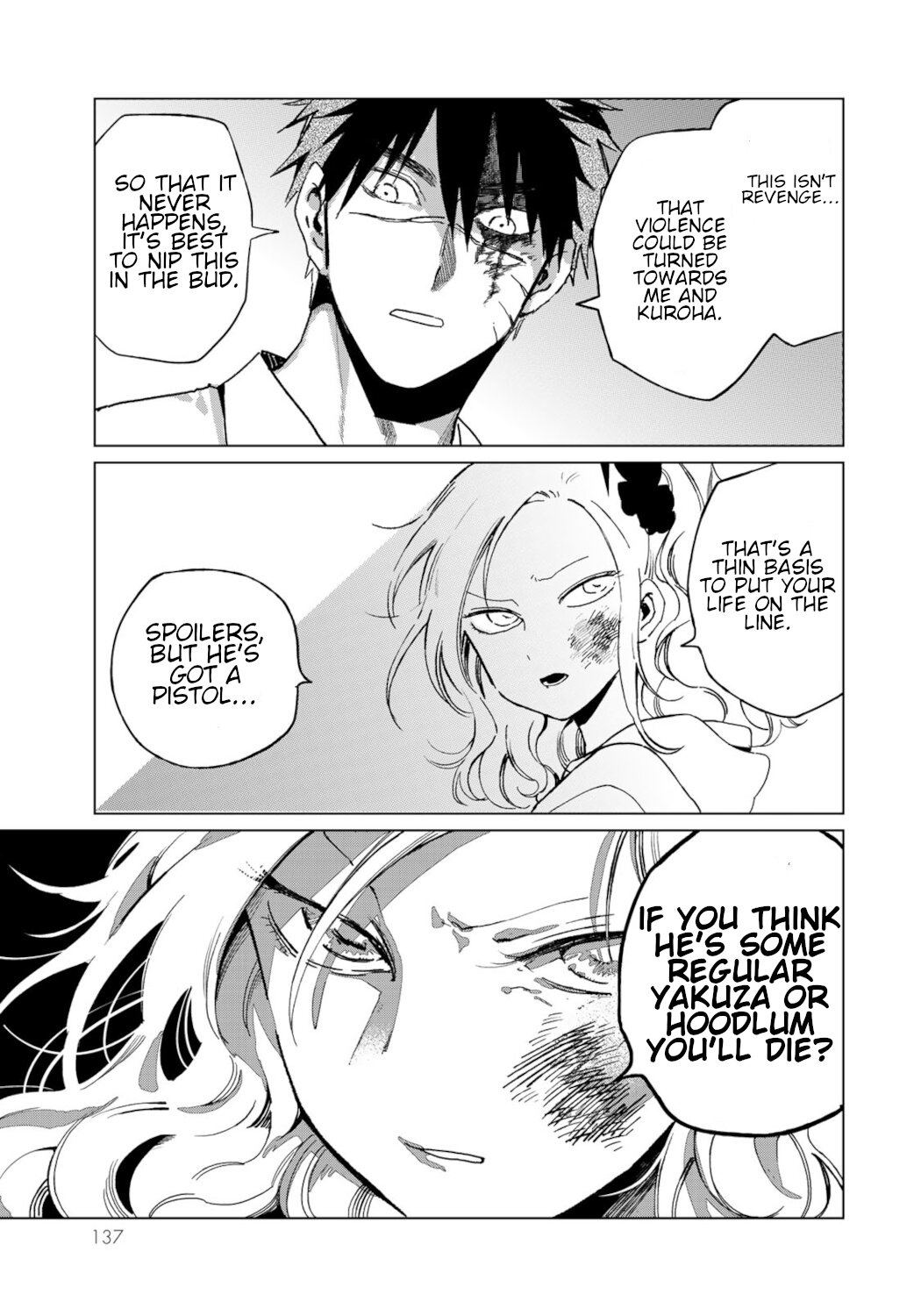 Kuroha & Nijisuke: Black Witch’s Divertimento Chapter 13 page 15 - Chapter 13: Shinigami
