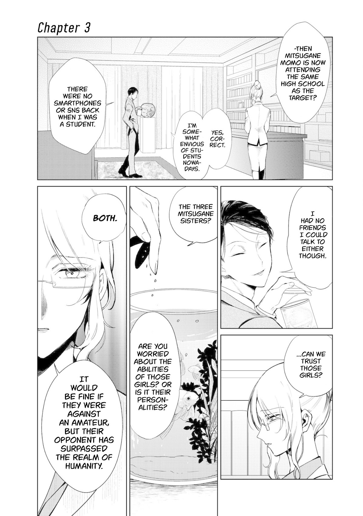 Kuroha & Nijisuke: Black Witch’s Divertimento Chapter 3 page 2 - Chapter 3: Inspection