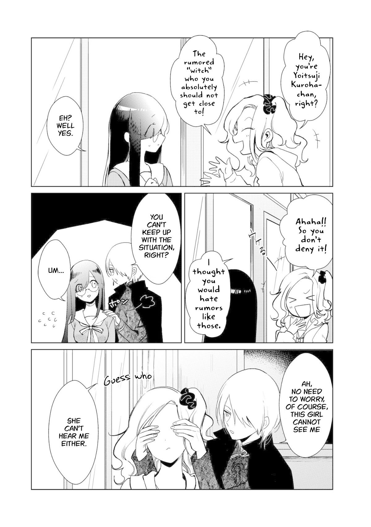 Kuroha & Nijisuke: Black Witch’s Divertimento Chapter 3 page 7 - Chapter 3: Inspection