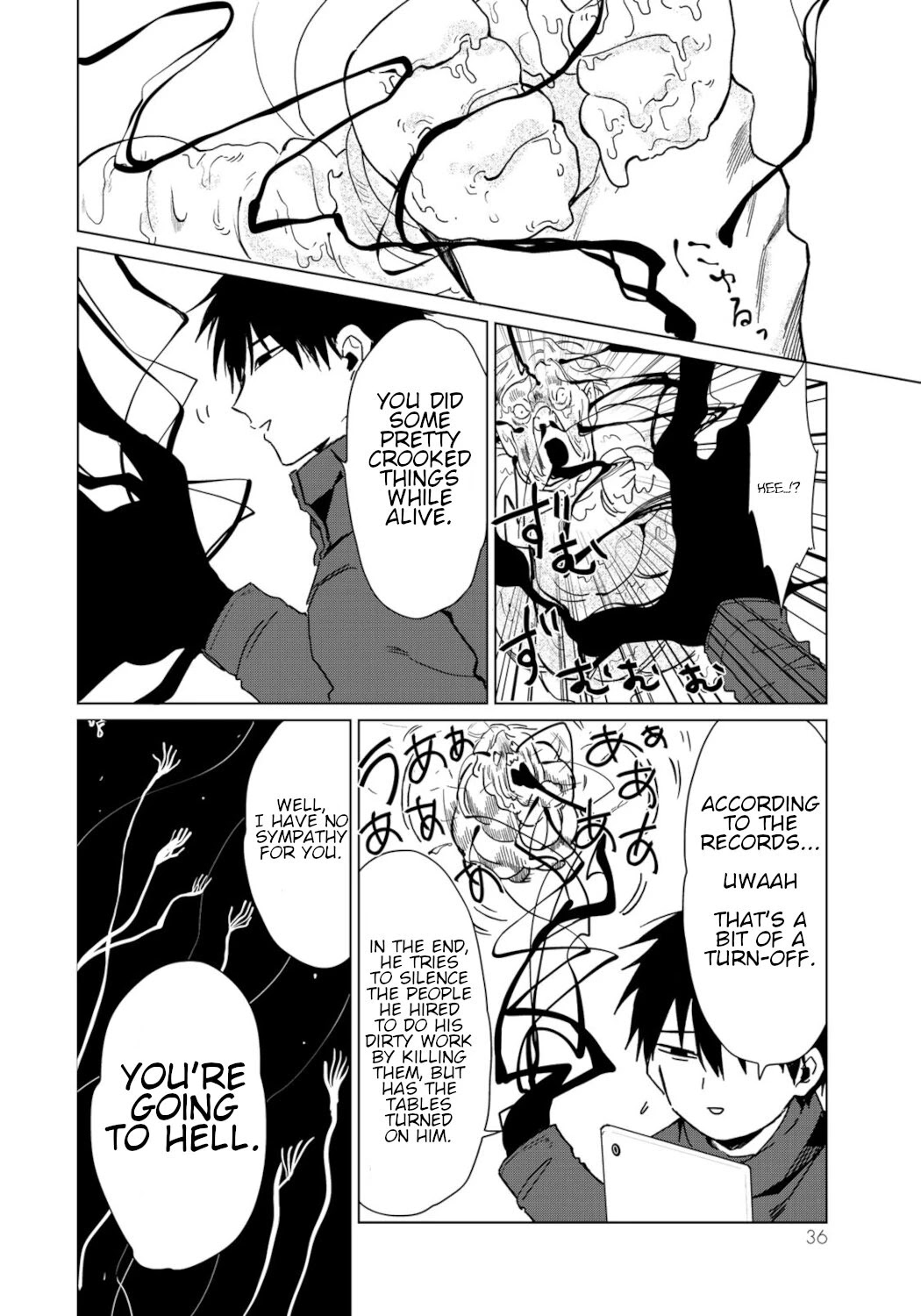 Kuroha & Nijisuke: Black Witch’s Divertimento Chapter 5 page 34 - Chapter 5: The Deceased