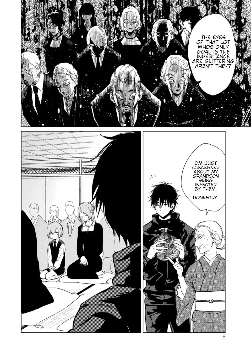 Kuroha & Nijisuke: Black Witch’s Divertimento Chapter 5 page 6 - Chapter 5: The Deceased