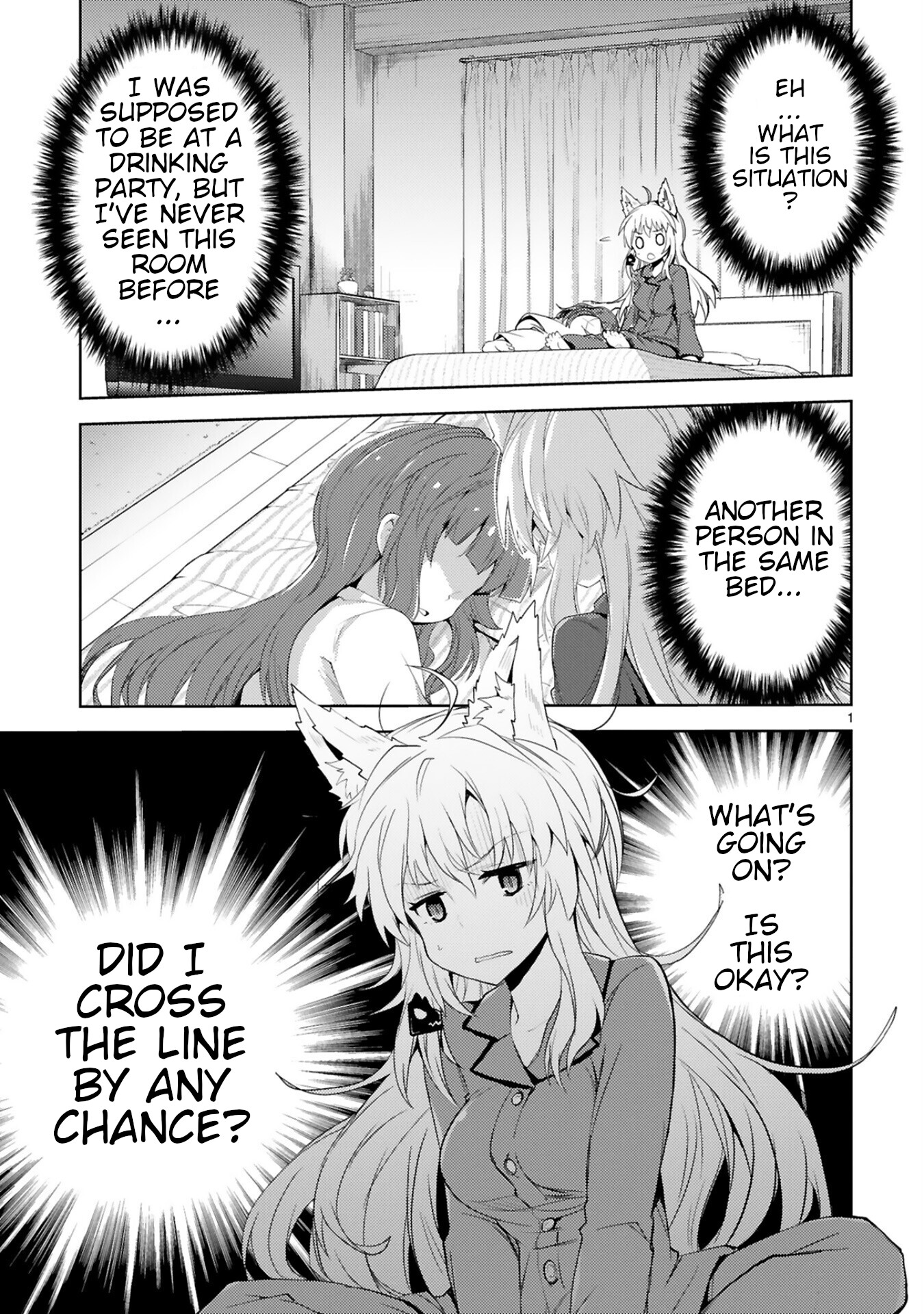 Kuroitsu-san in the Superhuman Research & Development Department Chapter 10 page 1 - Chapter 10: Puppy Love in a Skirt