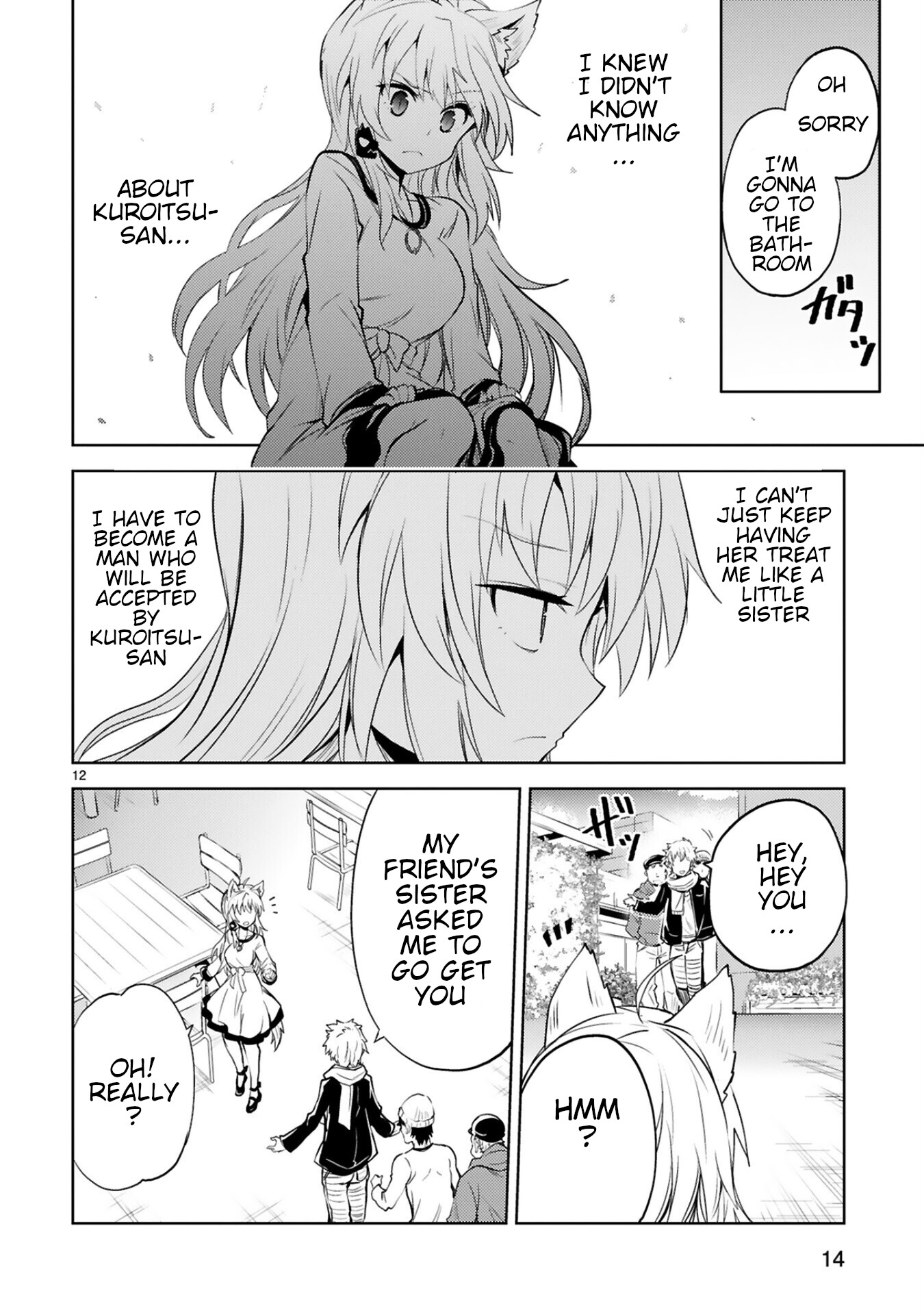 Kuroitsu-san in the Superhuman Research & Development Department Chapter 10 page 12 - Chapter 10: Puppy Love in a Skirt