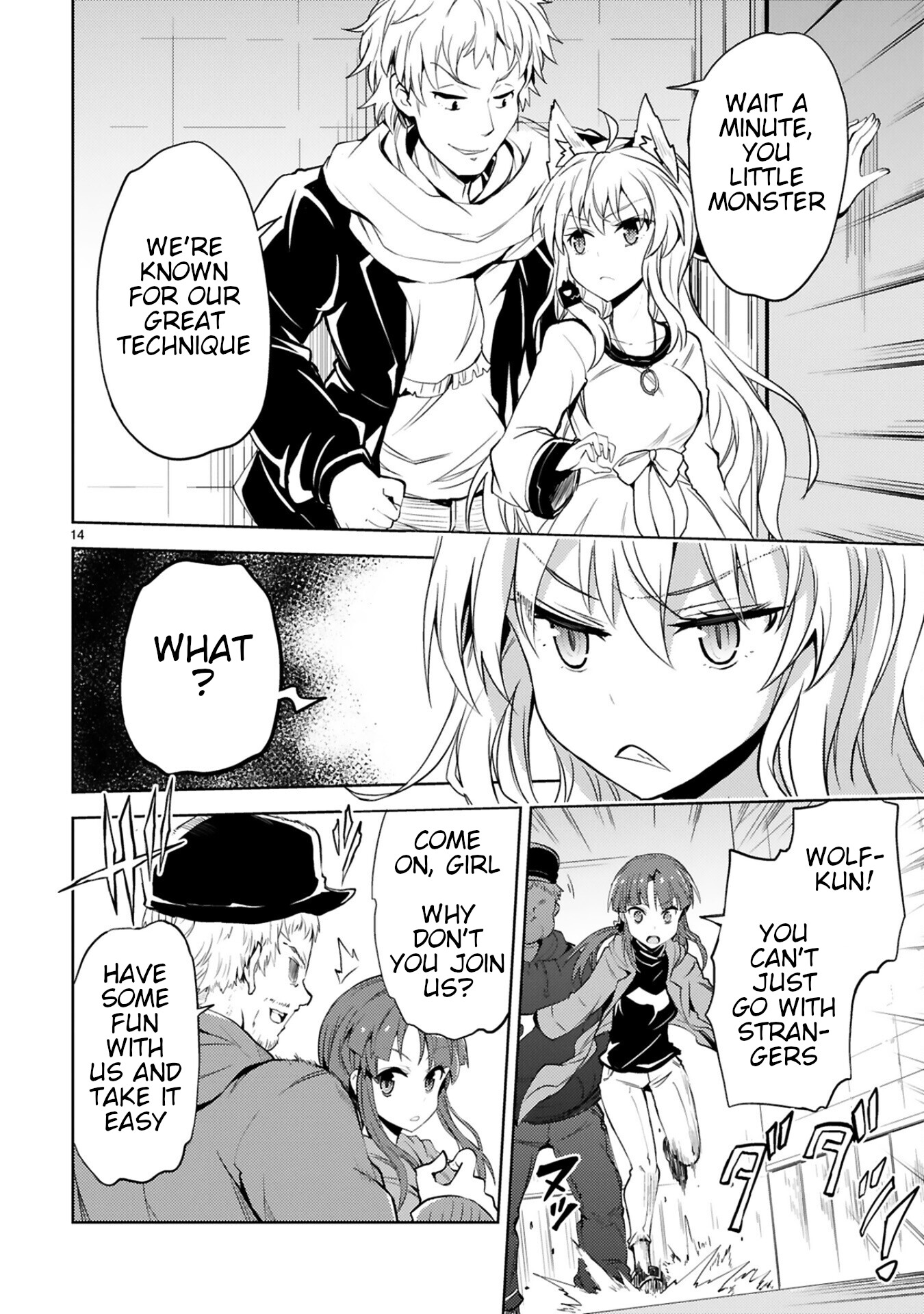 Kuroitsu-san in the Superhuman Research & Development Department Chapter 10 page 14 - Chapter 10: Puppy Love in a Skirt