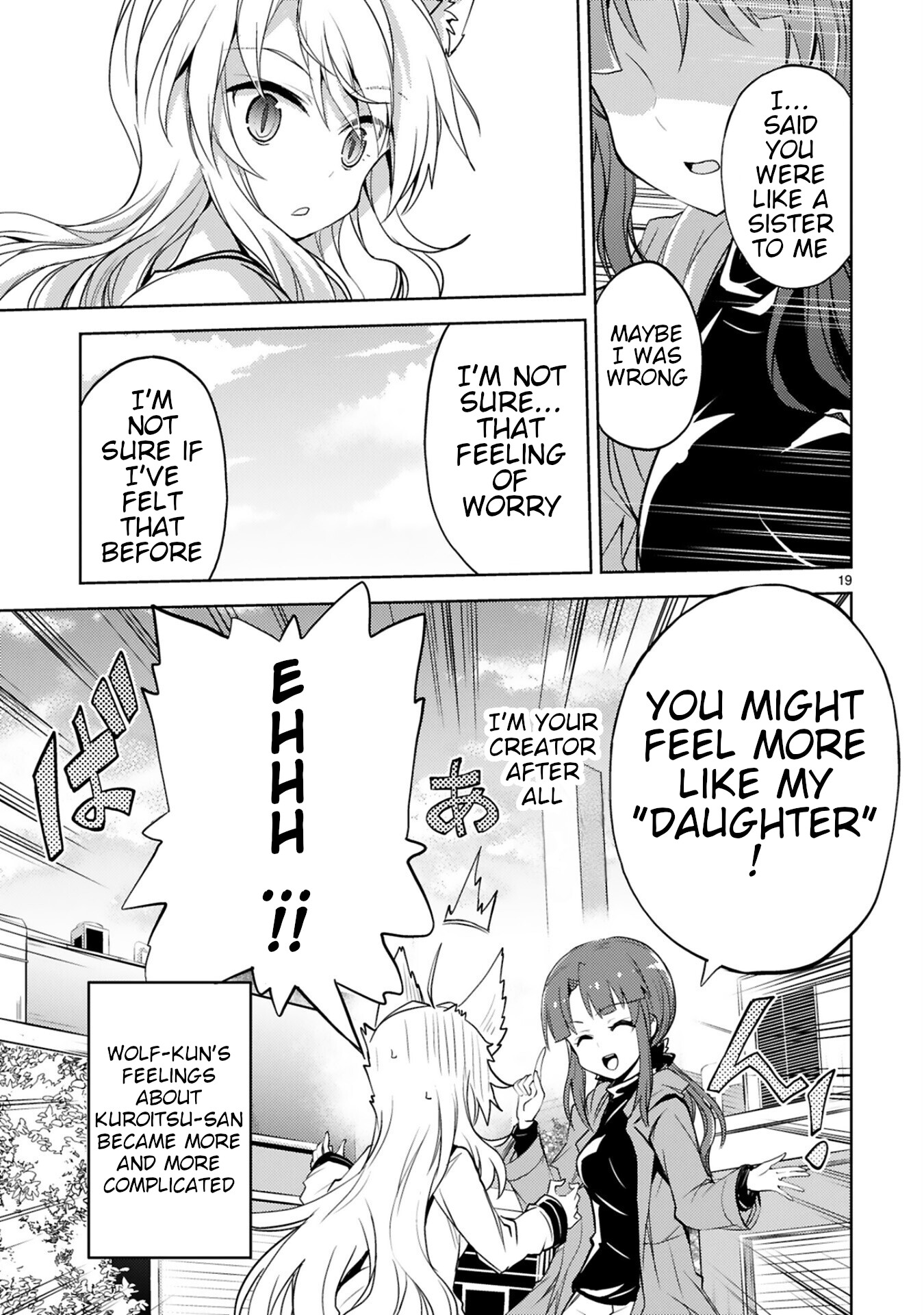 Kuroitsu-san in the Superhuman Research & Development Department Chapter 10 page 19 - Chapter 10: Puppy Love in a Skirt