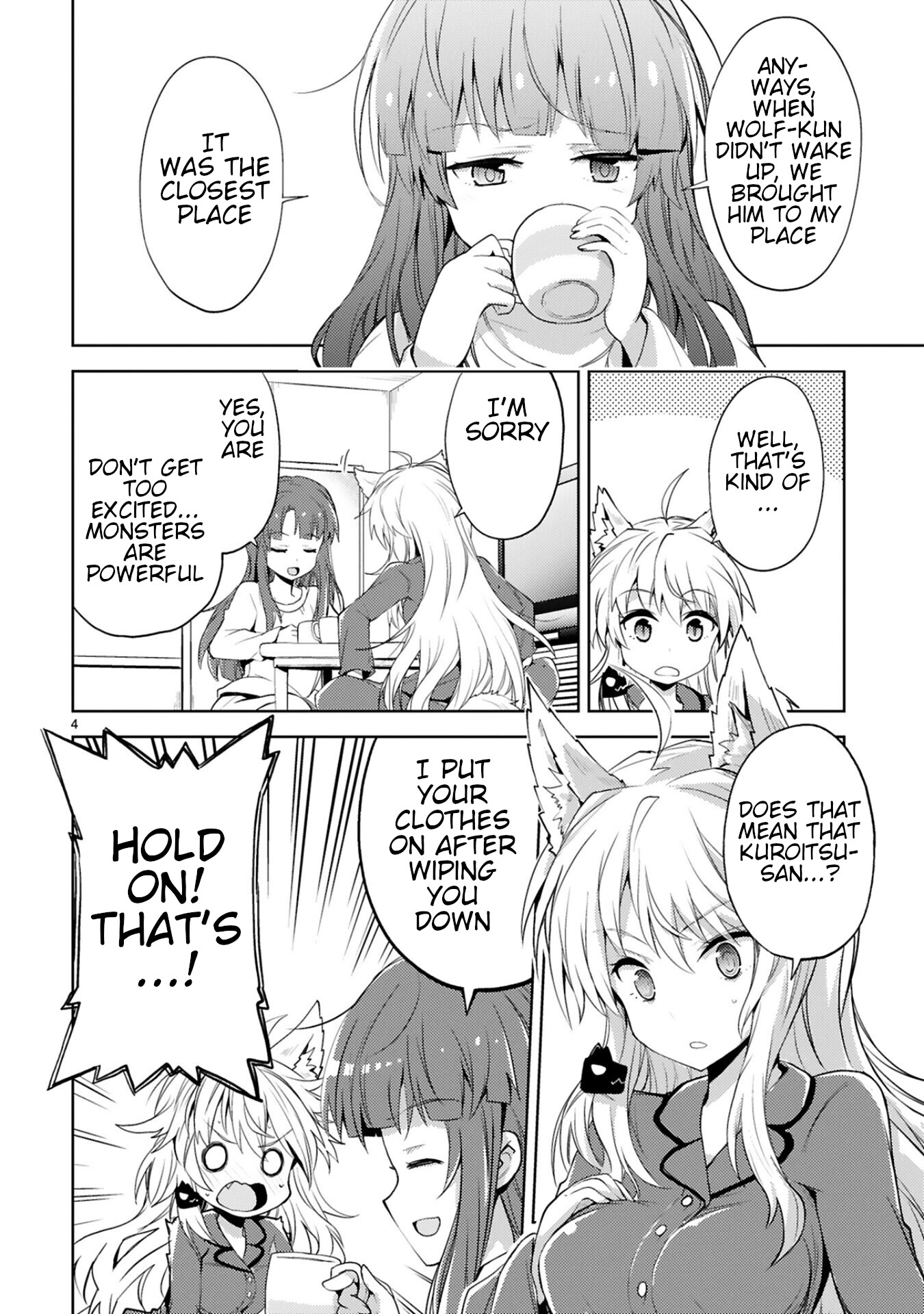 Kuroitsu-san in the Superhuman Research & Development Department Chapter 10 page 4 - Chapter 10: Puppy Love in a Skirt