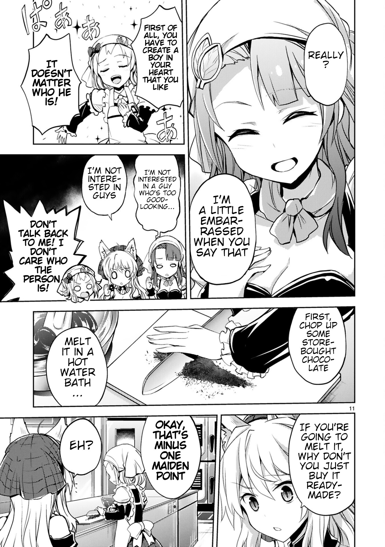 Kuroitsu-san in the Superhuman Research & Development Department Chapter 11 page 11 - Chapter 11: Operation Terrifying Valentine's Day