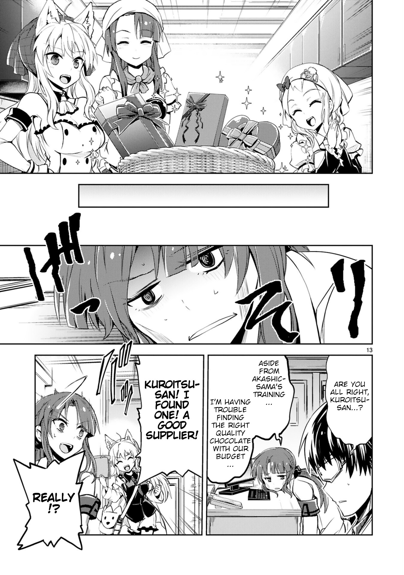 Kuroitsu-san in the Superhuman Research & Development Department Chapter 11 page 13 - Chapter 11: Operation Terrifying Valentine's Day
