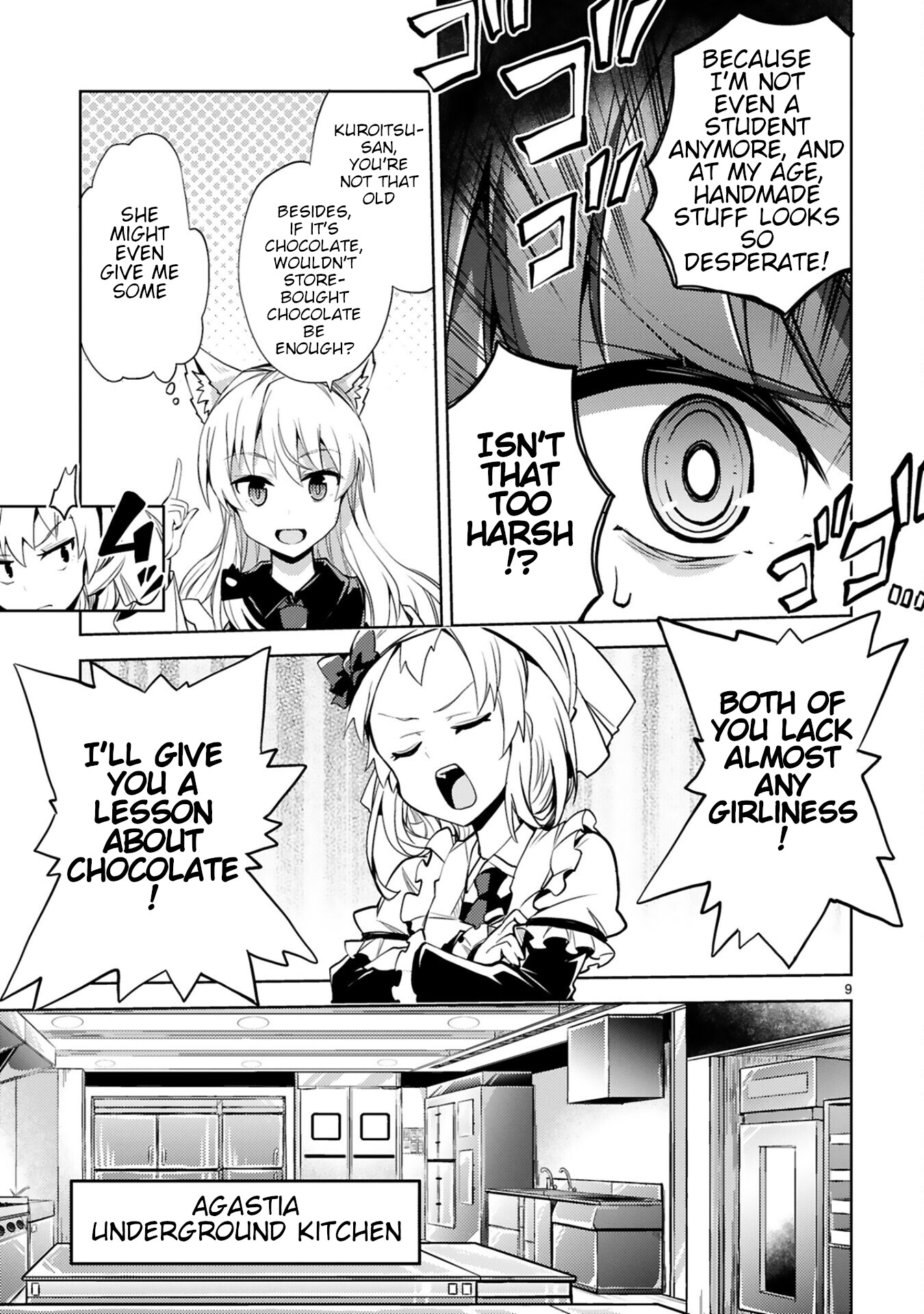 Kuroitsu-san in the Superhuman Research & Development Department Chapter 11 page 9 - Chapter 11: Operation Terrifying Valentine's Day