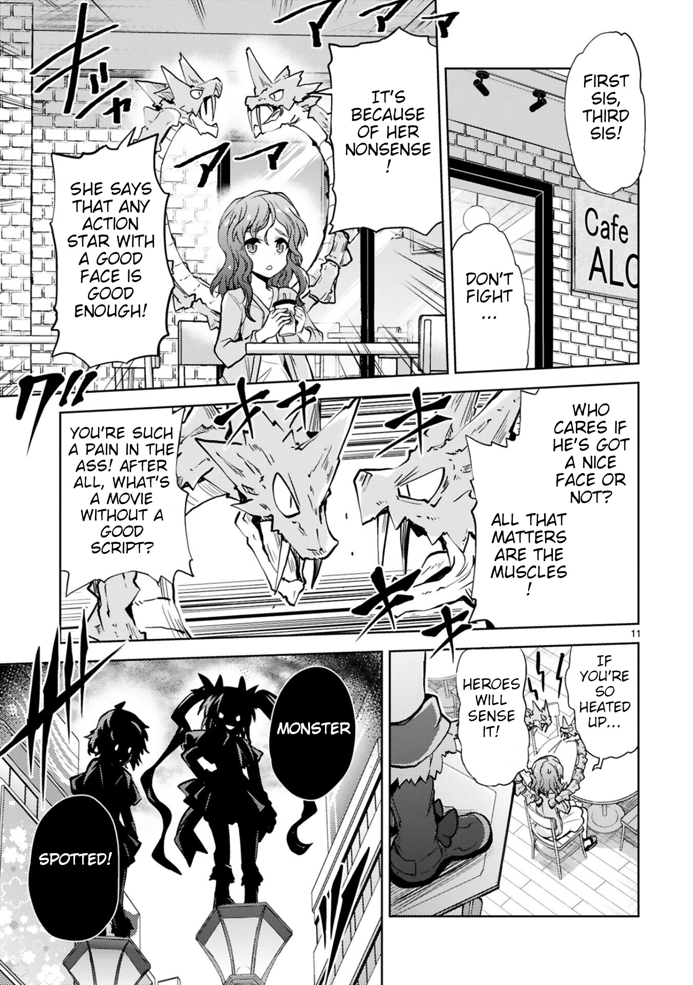 Kuroitsu-san in the Superhuman Research & Development Department Chapter 12 page 11 - Chapter 12: Cannon-kun's Battle