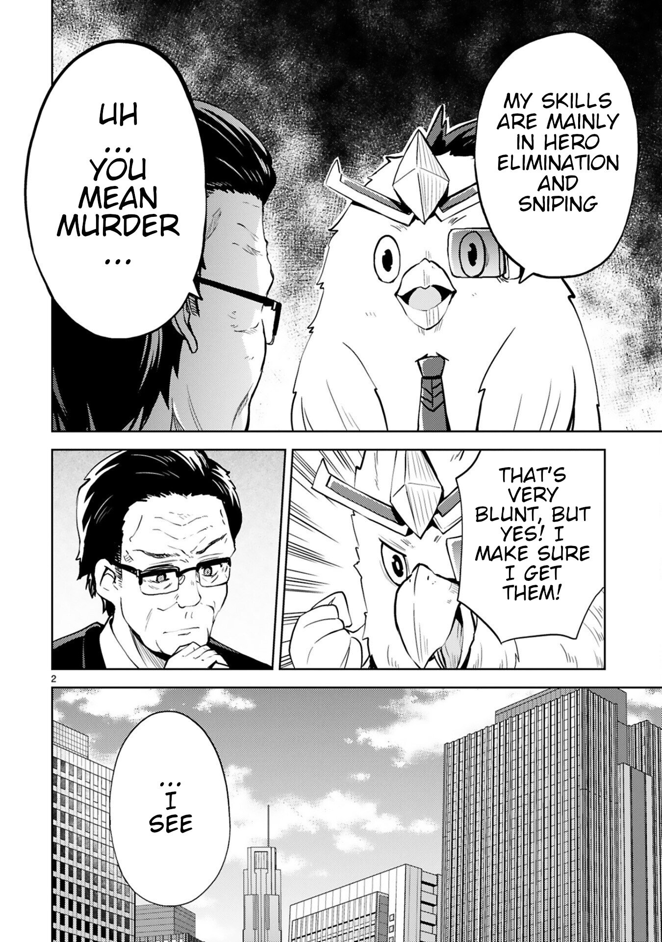 Kuroitsu-san in the Superhuman Research & Development Department Chapter 12 page 2 - Chapter 12: Cannon-kun's Battle