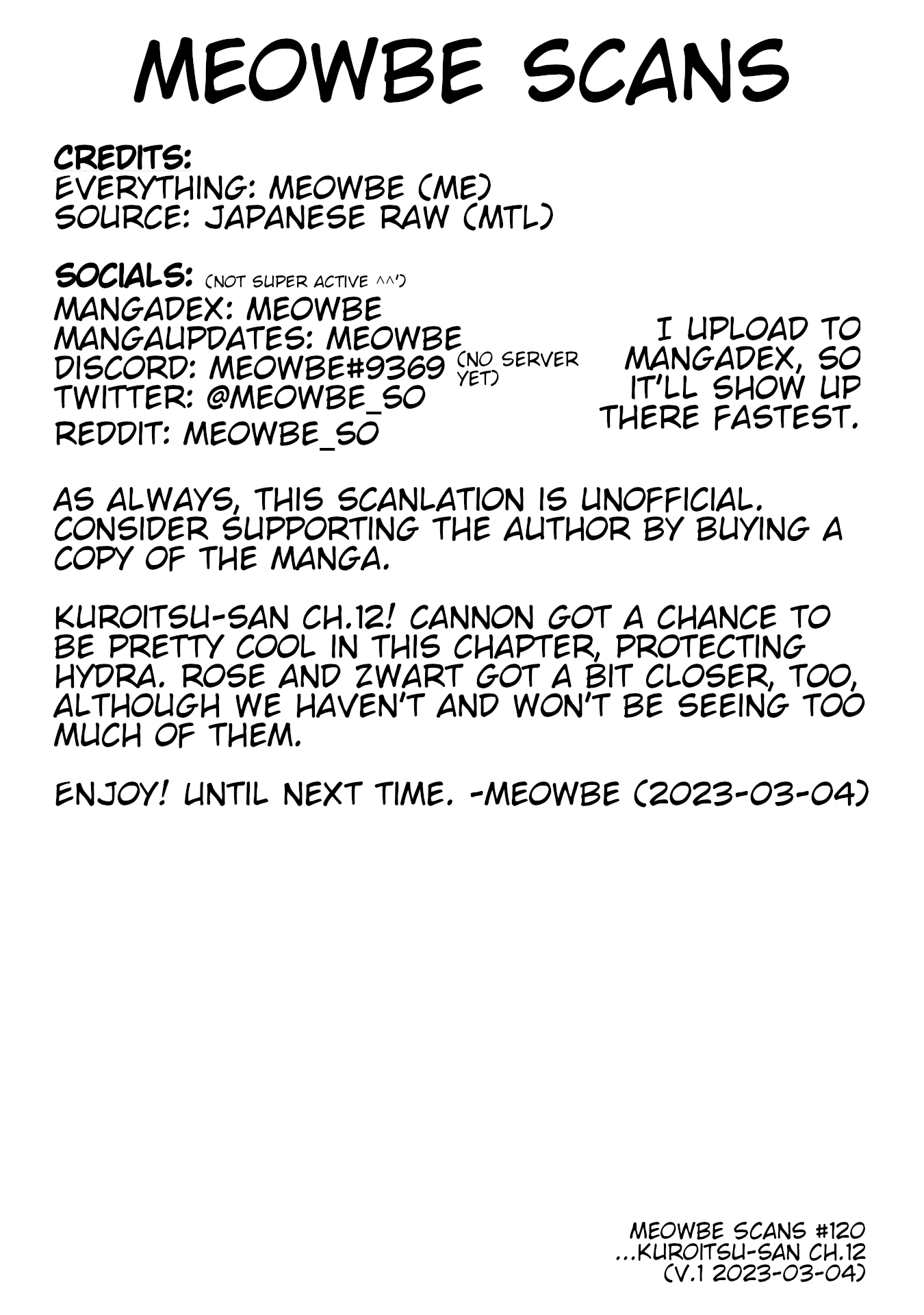 Kuroitsu-san in the Superhuman Research & Development Department Chapter 12 page 24 - Chapter 12: Cannon-kun's Battle