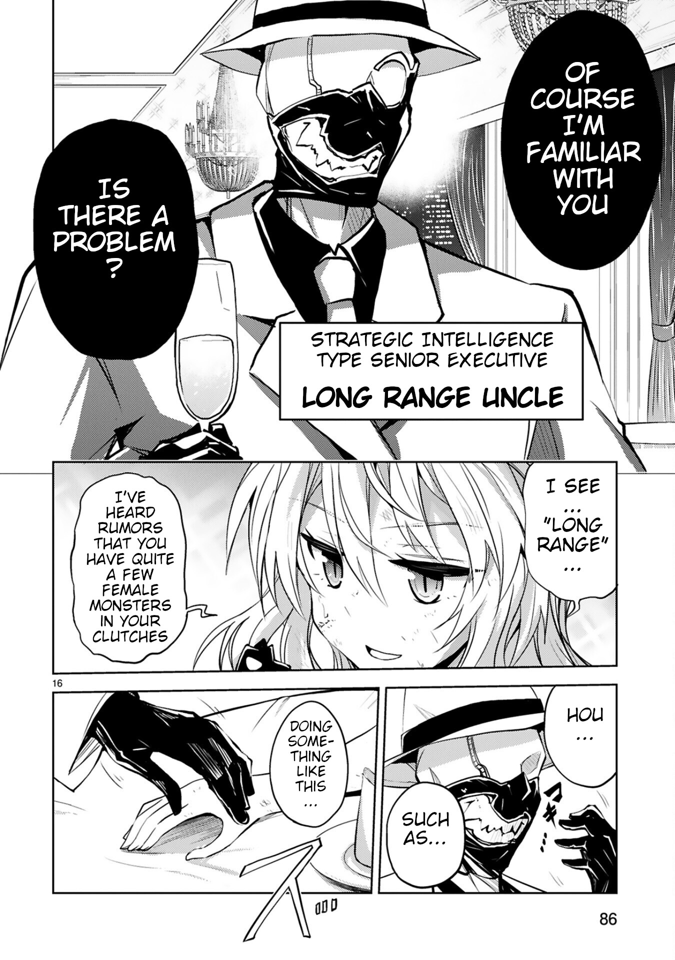 Kuroitsu-san in the Superhuman Research & Development Department Chapter 13 page 16 - Chapter 13: Collecting the Stamps of the Senior Executives