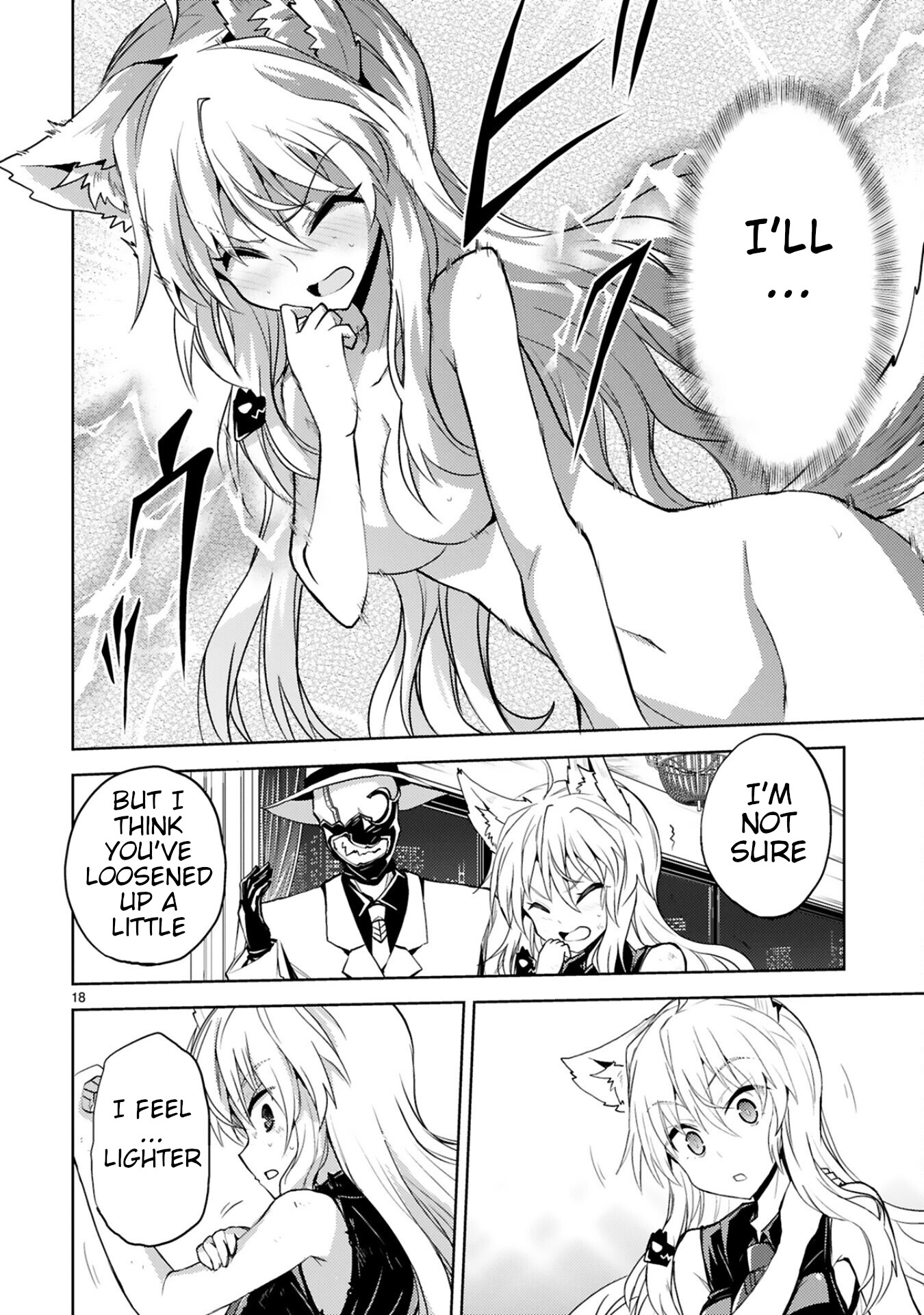Kuroitsu-san in the Superhuman Research & Development Department Chapter 13 page 18 - Chapter 13: Collecting the Stamps of the Senior Executives