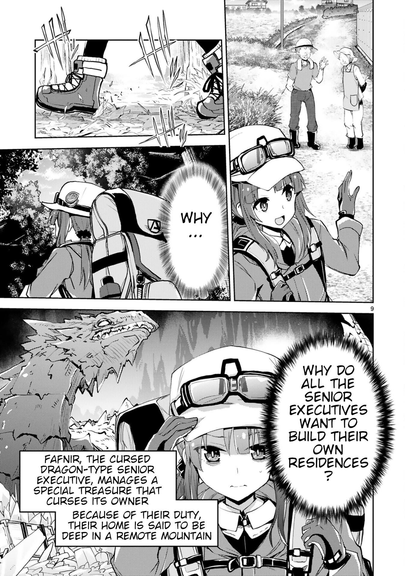 Kuroitsu-san in the Superhuman Research & Development Department Chapter 13 page 9 - Chapter 13: Collecting the Stamps of the Senior Executives