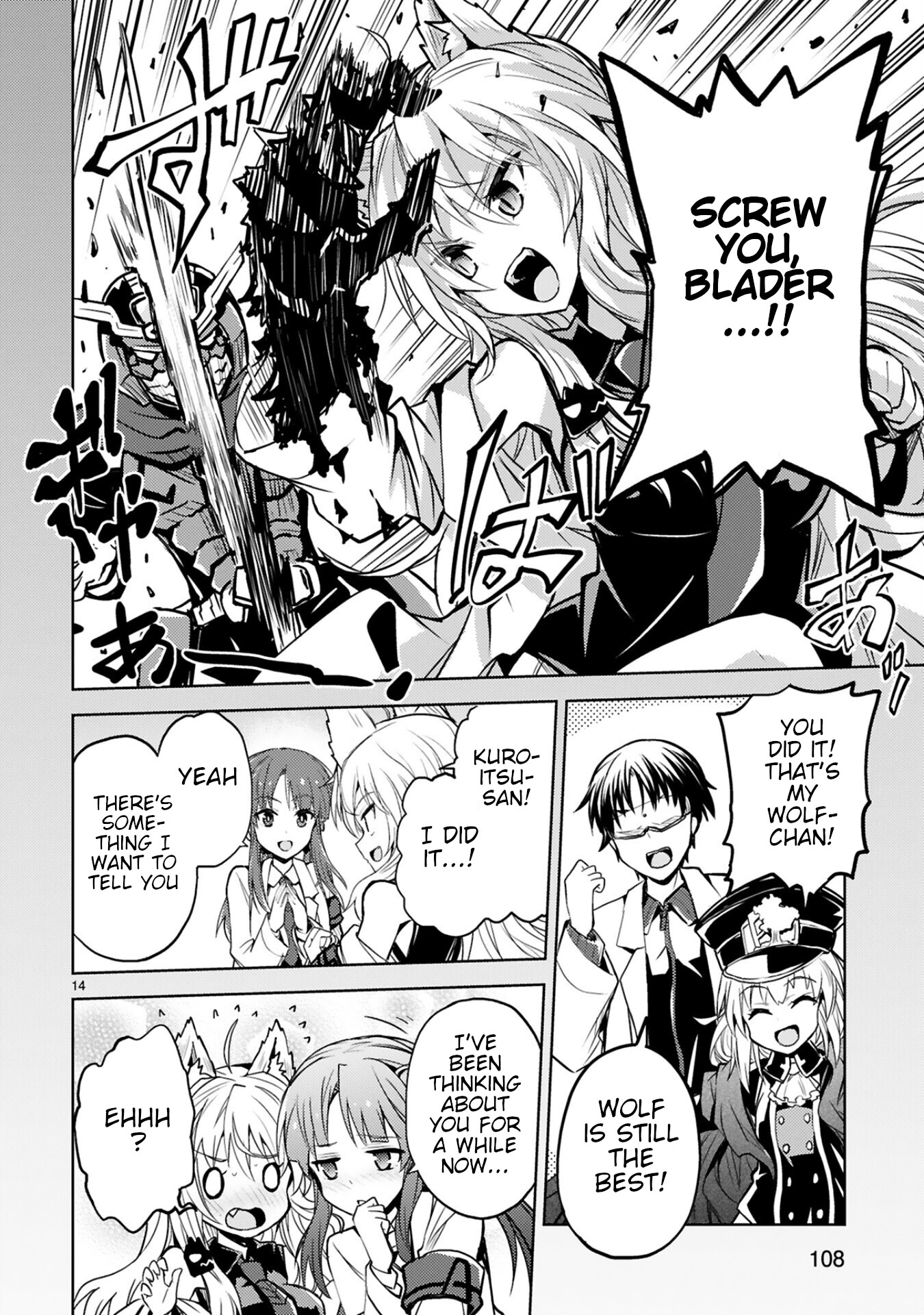 Kuroitsu-san in the Superhuman Research & Development Department Chapter 14 page 14 - Chapter 14: Lamentations of Black Roar