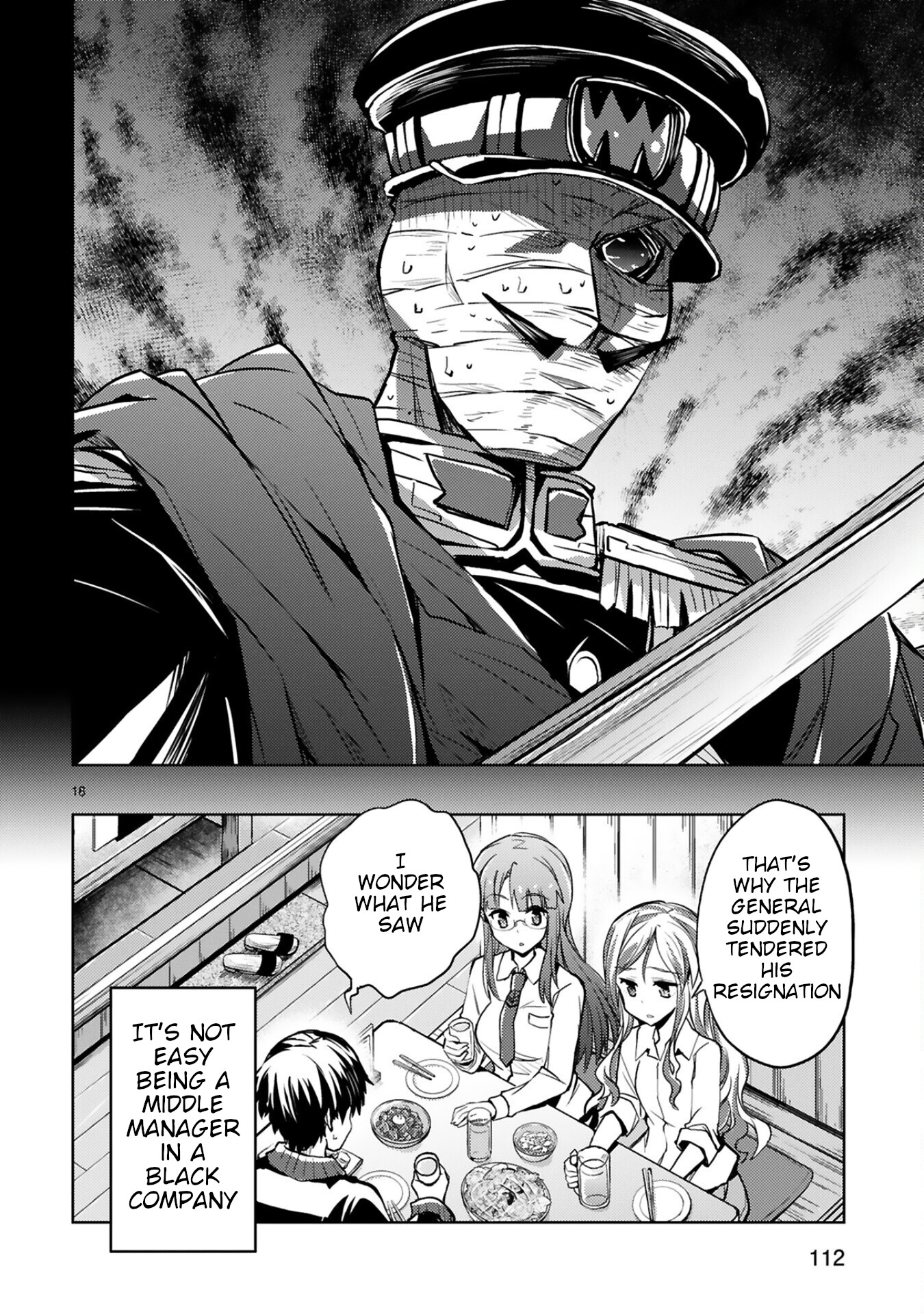 Kuroitsu-san in the Superhuman Research & Development Department Chapter 14 page 18 - Chapter 14: Lamentations of Black Roar
