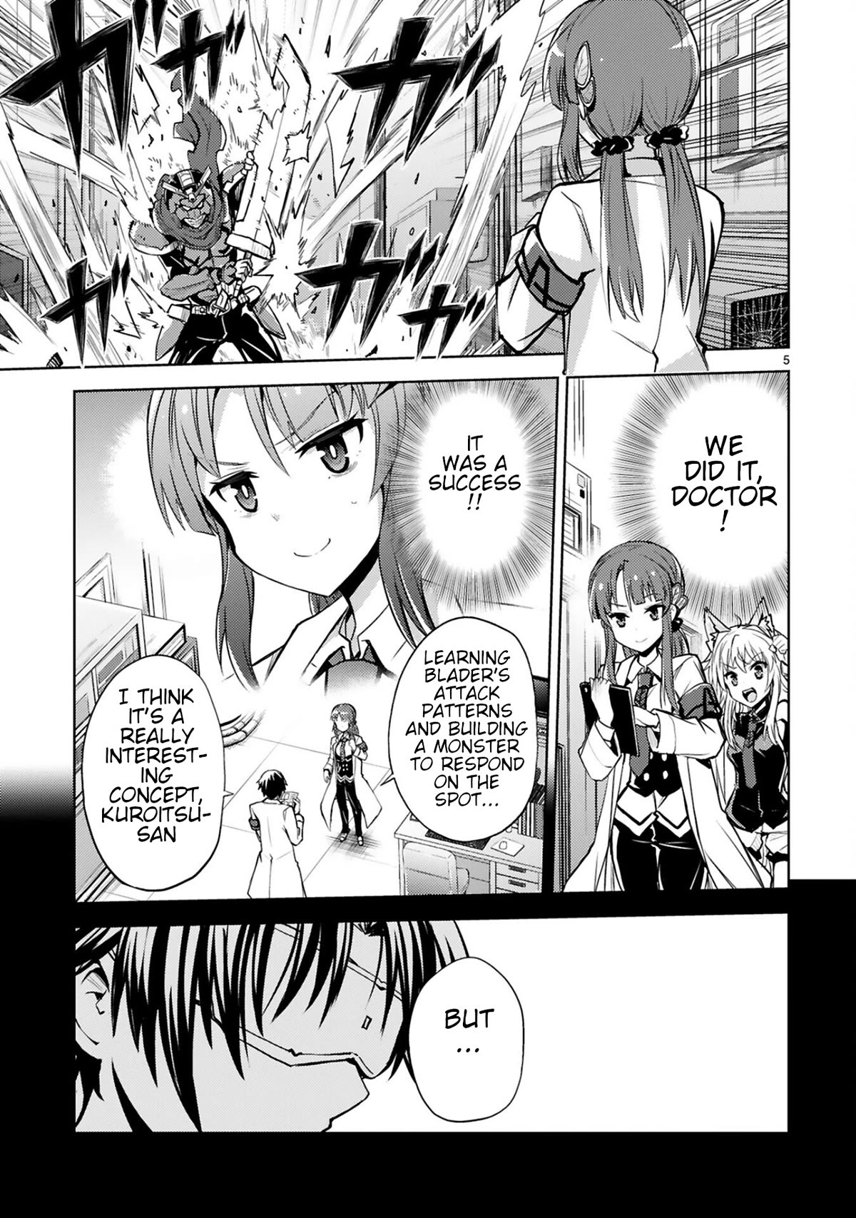 Kuroitsu-san in the Superhuman Research & Development Department Chapter 15 page 5 - Chapter 15: New Power