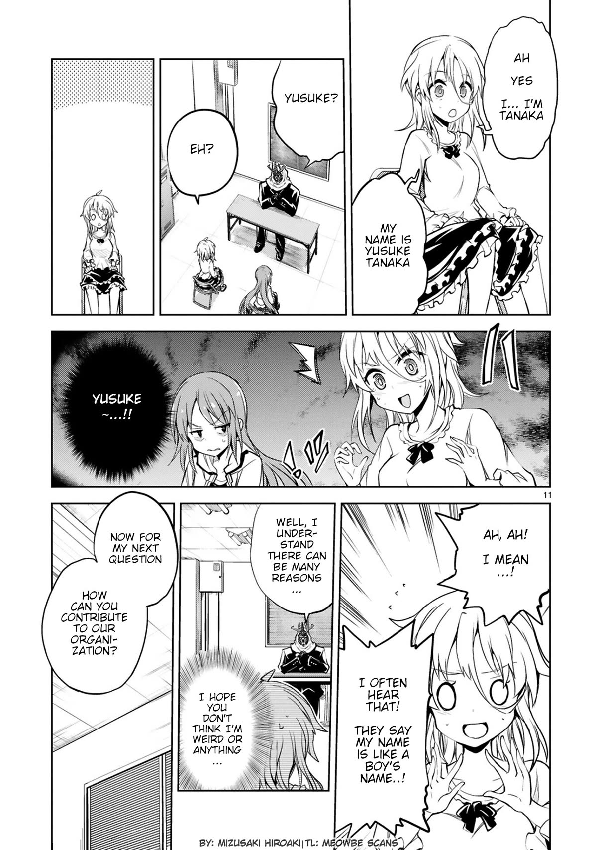 Kuroitsu-san in the Superhuman Research & Development Department Chapter 16 page 11 - Chapter 16: Magical Girl Infiltration Operation