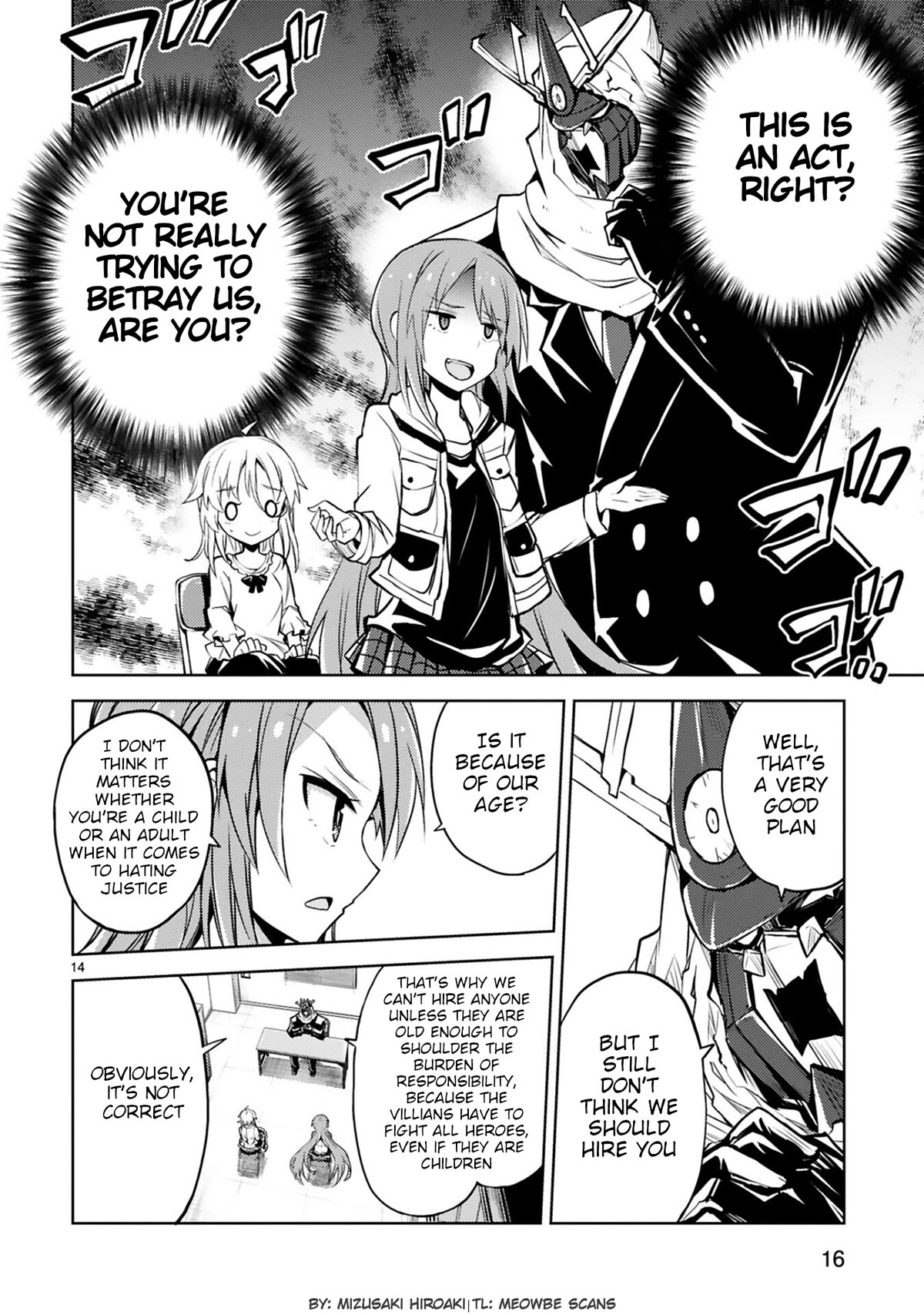 Kuroitsu-san in the Superhuman Research & Development Department Chapter 16 page 14 - Chapter 16: Magical Girl Infiltration Operation