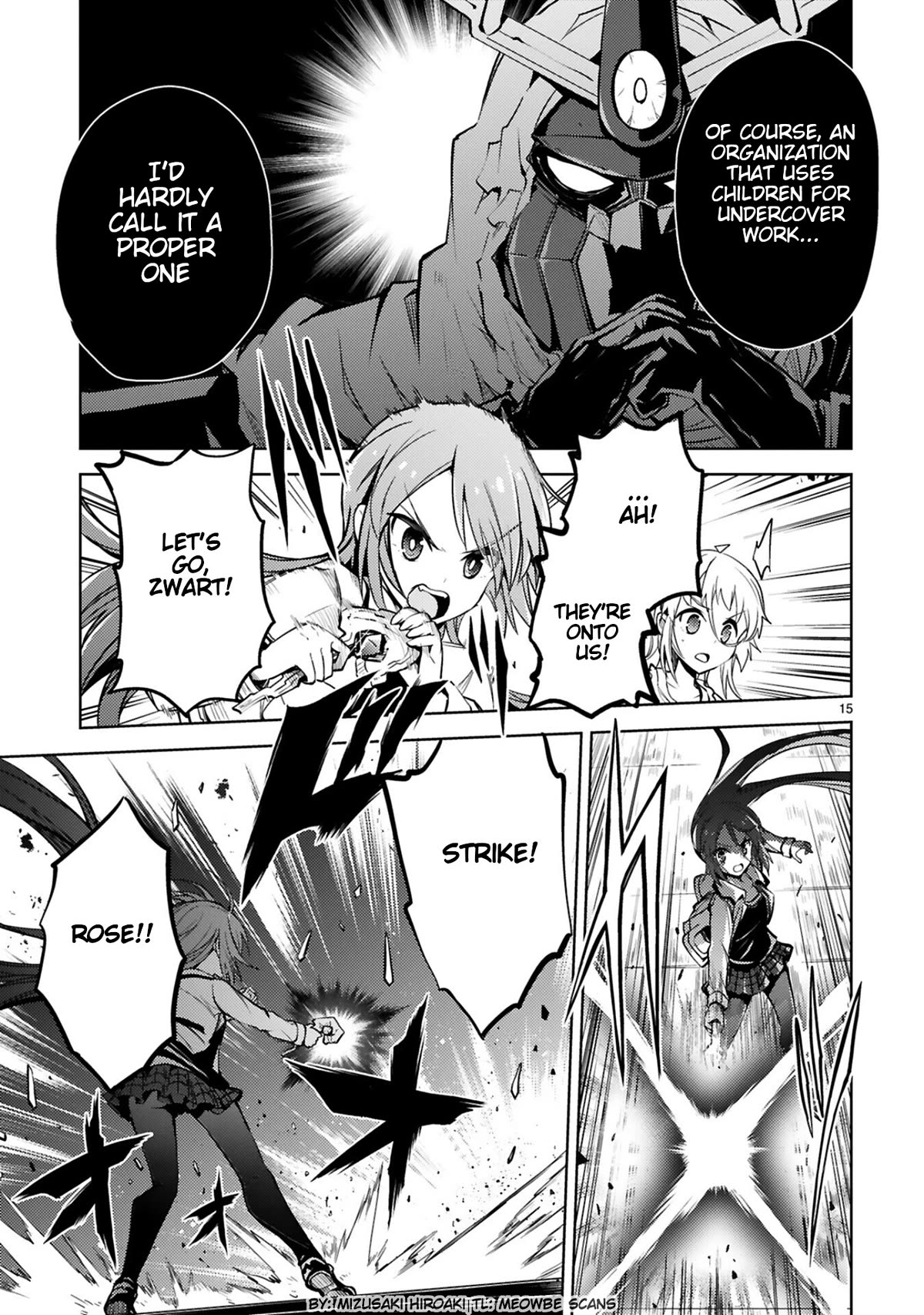 Kuroitsu-san in the Superhuman Research & Development Department Chapter 16 page 15 - Chapter 16: Magical Girl Infiltration Operation