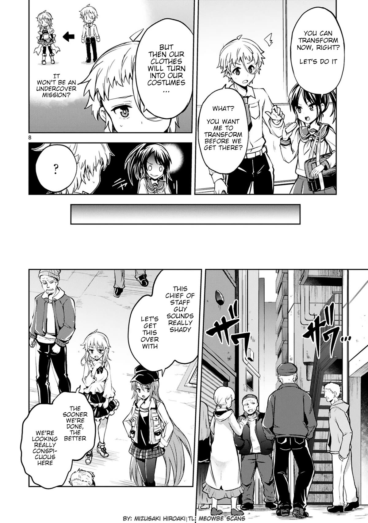 Kuroitsu-san in the Superhuman Research & Development Department Chapter 16 page 8 - Chapter 16: Magical Girl Infiltration Operation