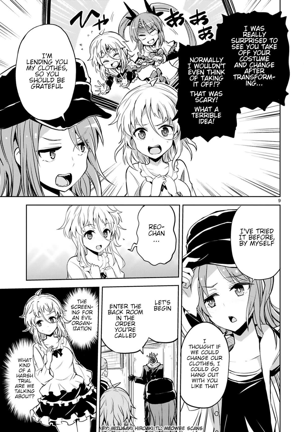 Kuroitsu-san in the Superhuman Research & Development Department Chapter 16 page 9 - Chapter 16: Magical Girl Infiltration Operation