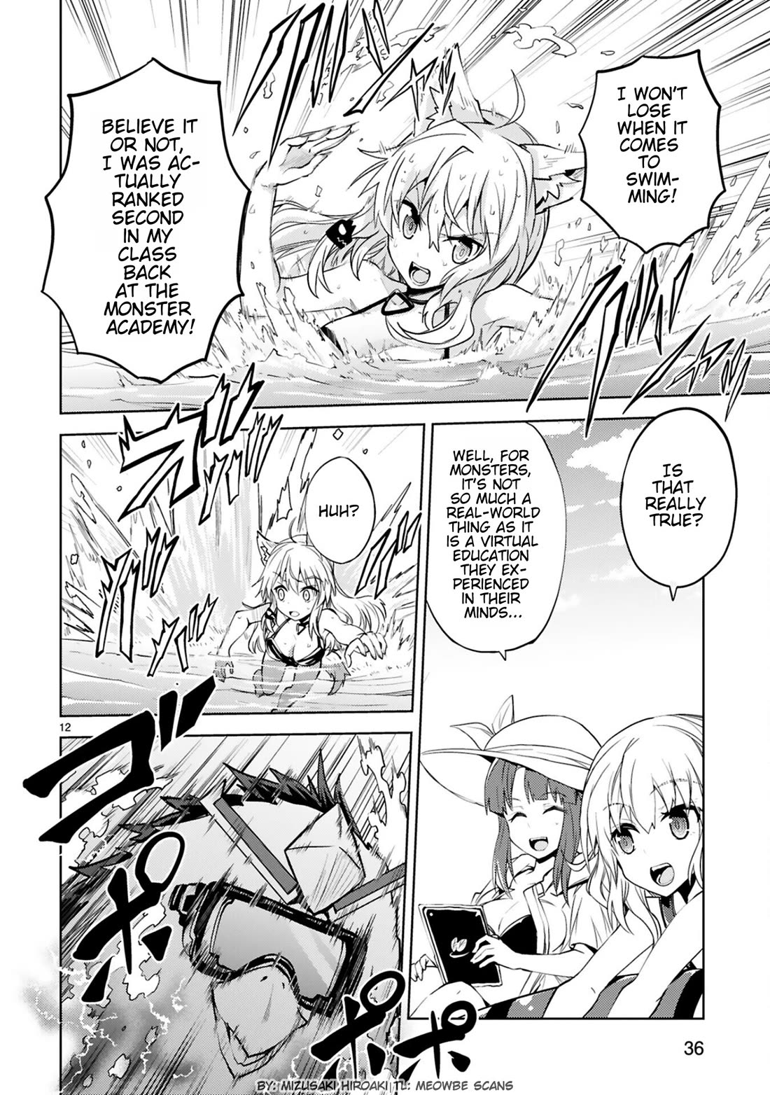 Kuroitsu-san in the Superhuman Research & Development Department Chapter 17 page 12 - Chapter 17: Underwater Ability Test
