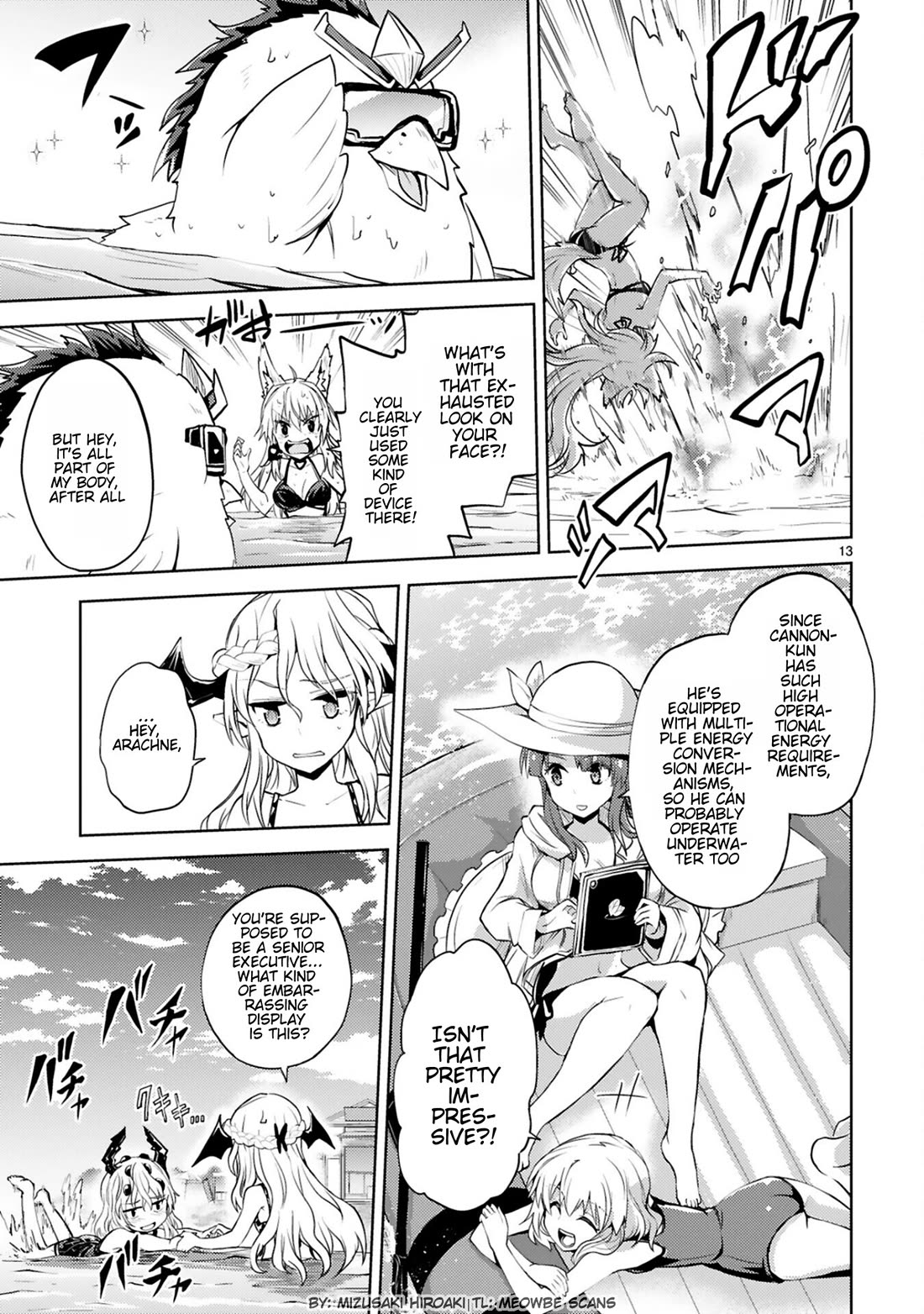 Kuroitsu-san in the Superhuman Research & Development Department Chapter 17 page 13 - Chapter 17: Underwater Ability Test
