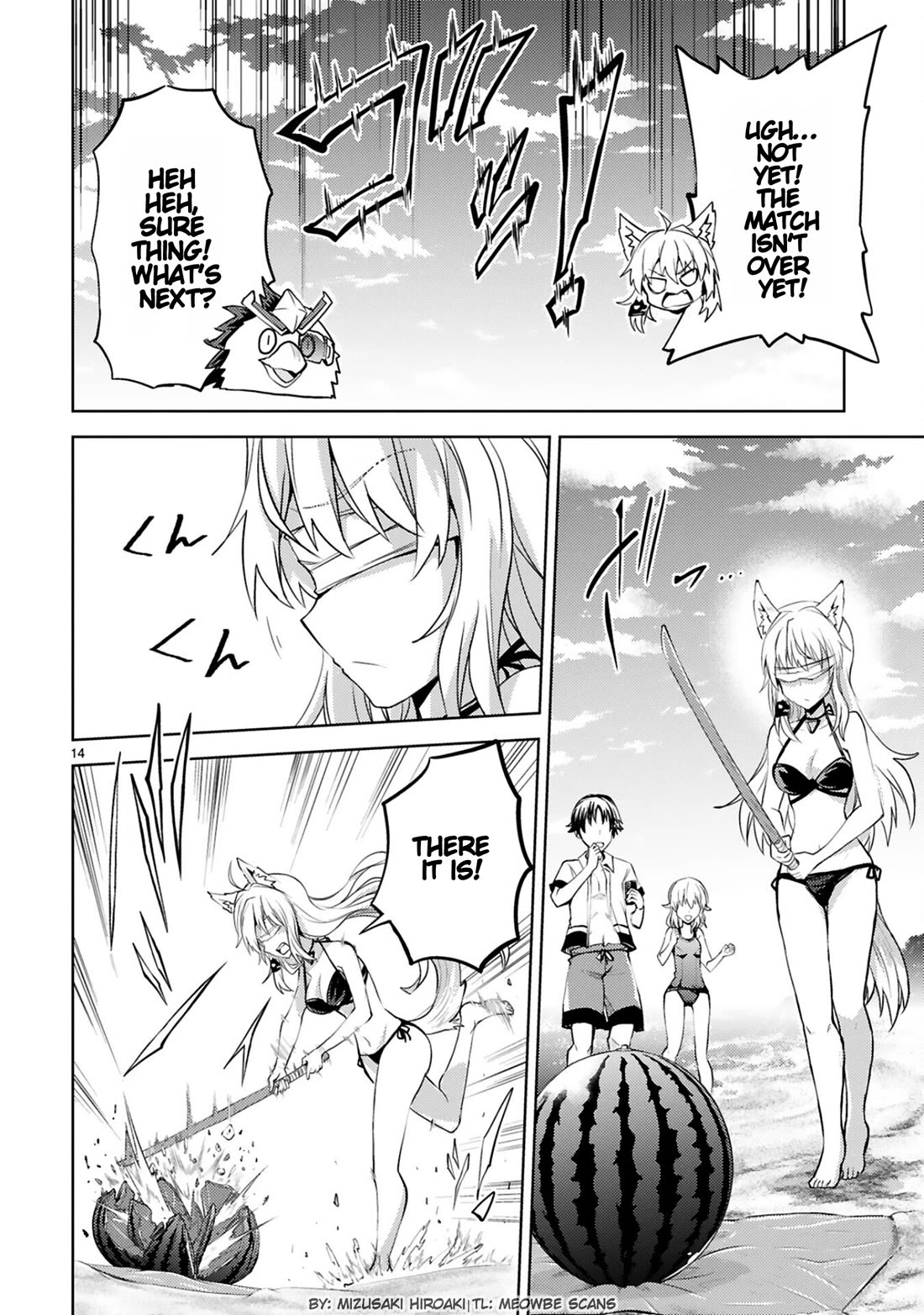 Kuroitsu-san in the Superhuman Research & Development Department Chapter 17 page 14 - Chapter 17: Underwater Ability Test