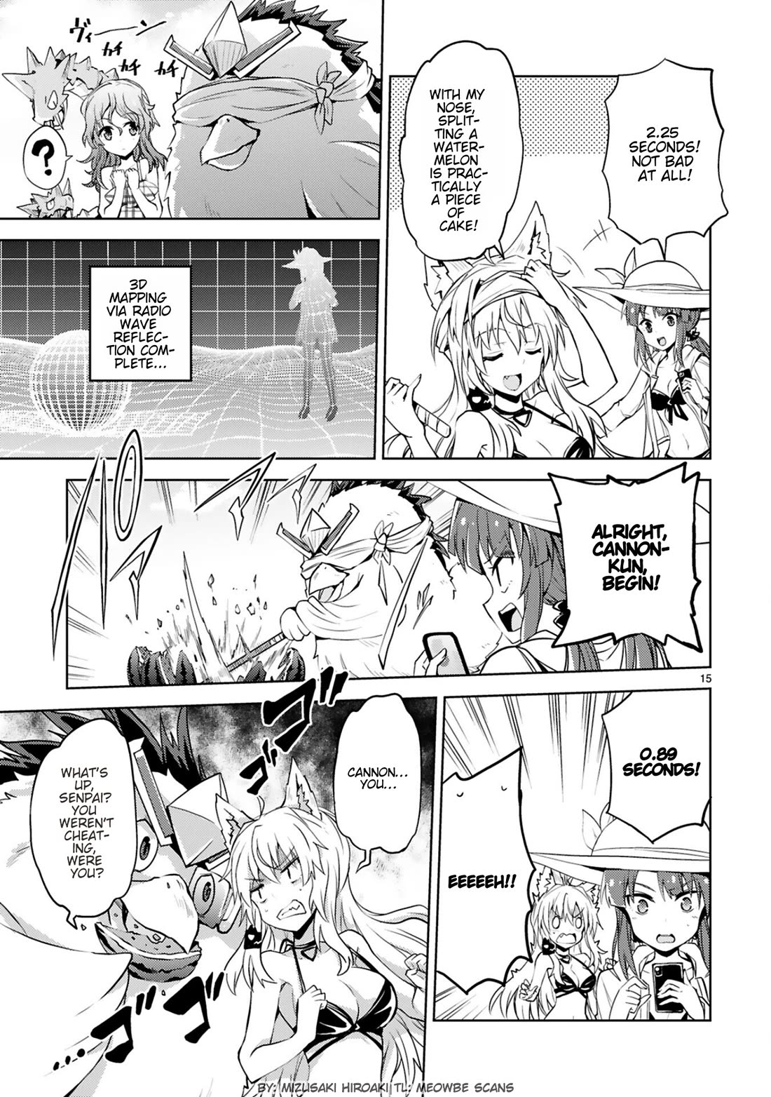 Kuroitsu-san in the Superhuman Research & Development Department Chapter 17 page 15 - Chapter 17: Underwater Ability Test