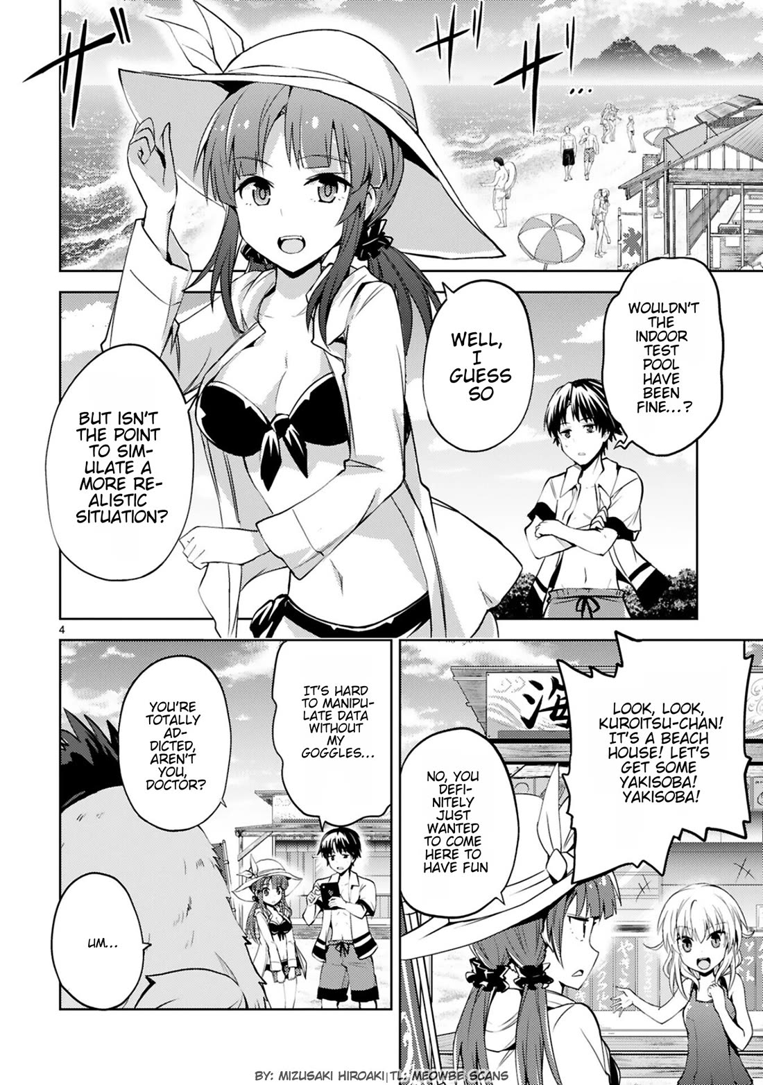 Kuroitsu-san in the Superhuman Research & Development Department Chapter 17 page 4 - Chapter 17: Underwater Ability Test