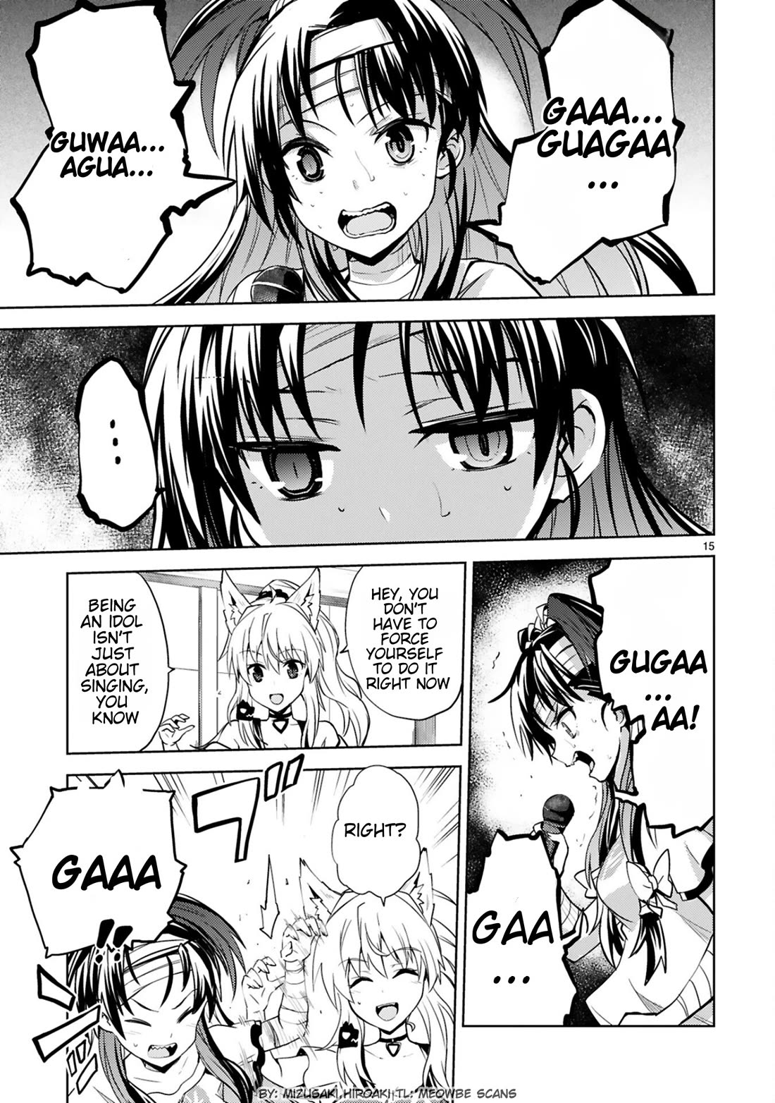 Kuroitsu-san in the Superhuman Research & Development Department Chapter 18 page 15 - Chapter 18: Does the Bandaged Monster Dream of Idols? (Part 1)