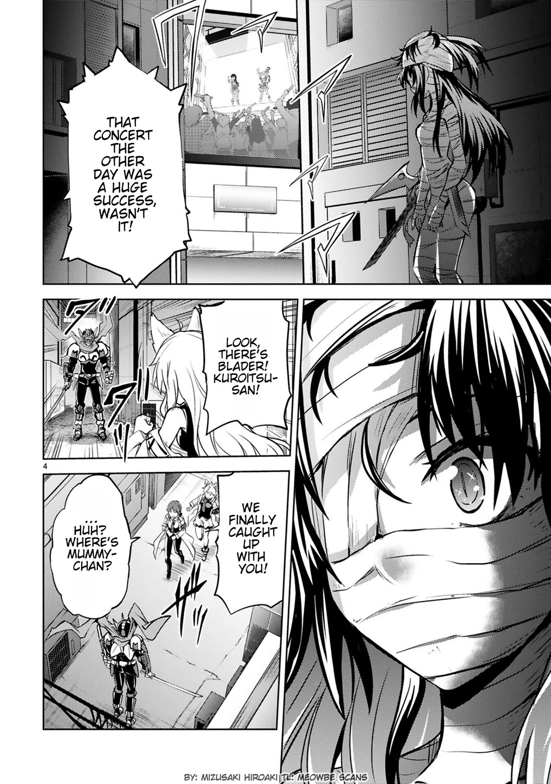 Kuroitsu-san in the Superhuman Research & Development Department Chapter 18 page 4 - Chapter 18: Does the Bandaged Monster Dream of Idols? (Part 1)