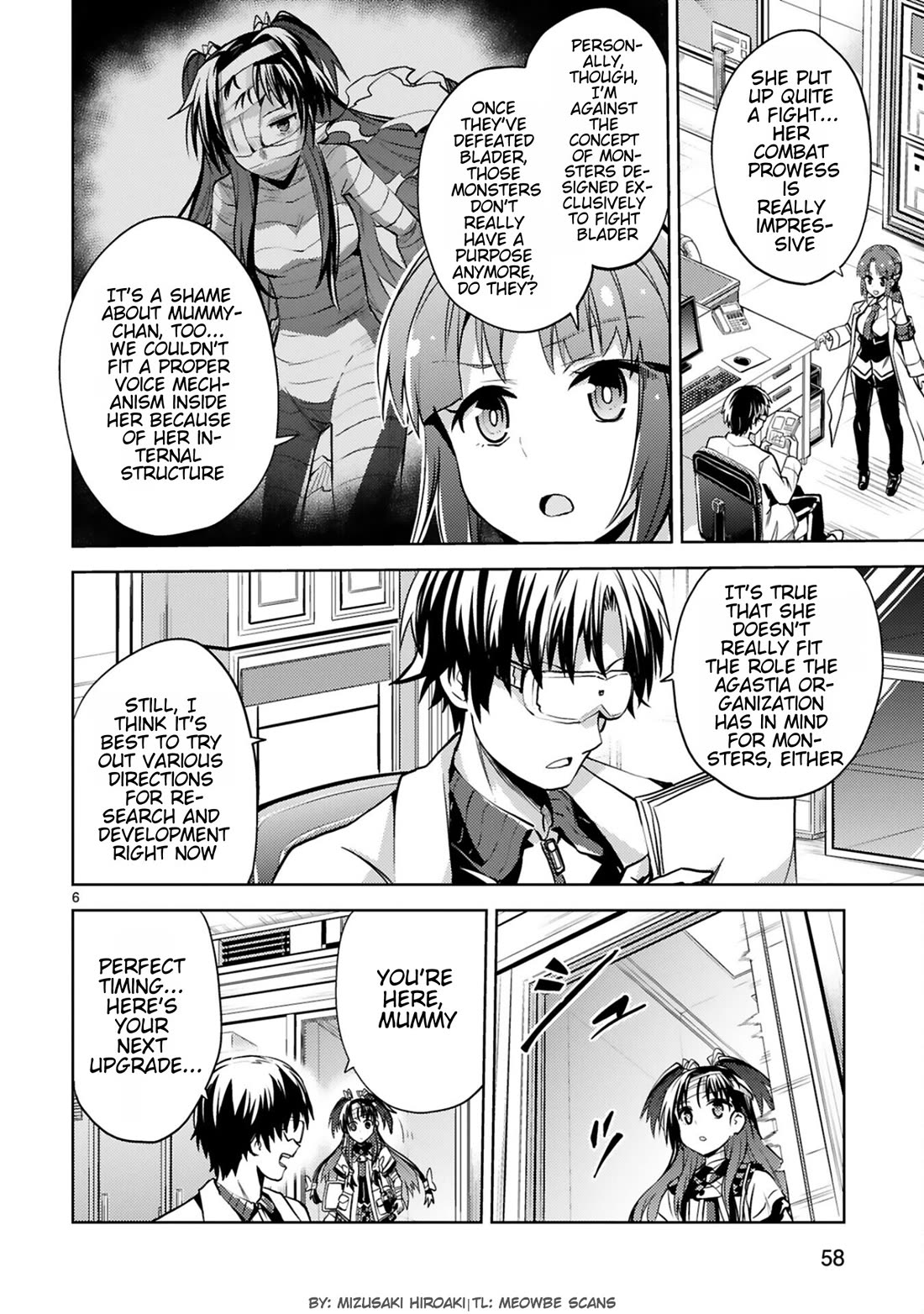 Kuroitsu-san in the Superhuman Research & Development Department Chapter 18 page 6 - Chapter 18: Does the Bandaged Monster Dream of Idols? (Part 1)