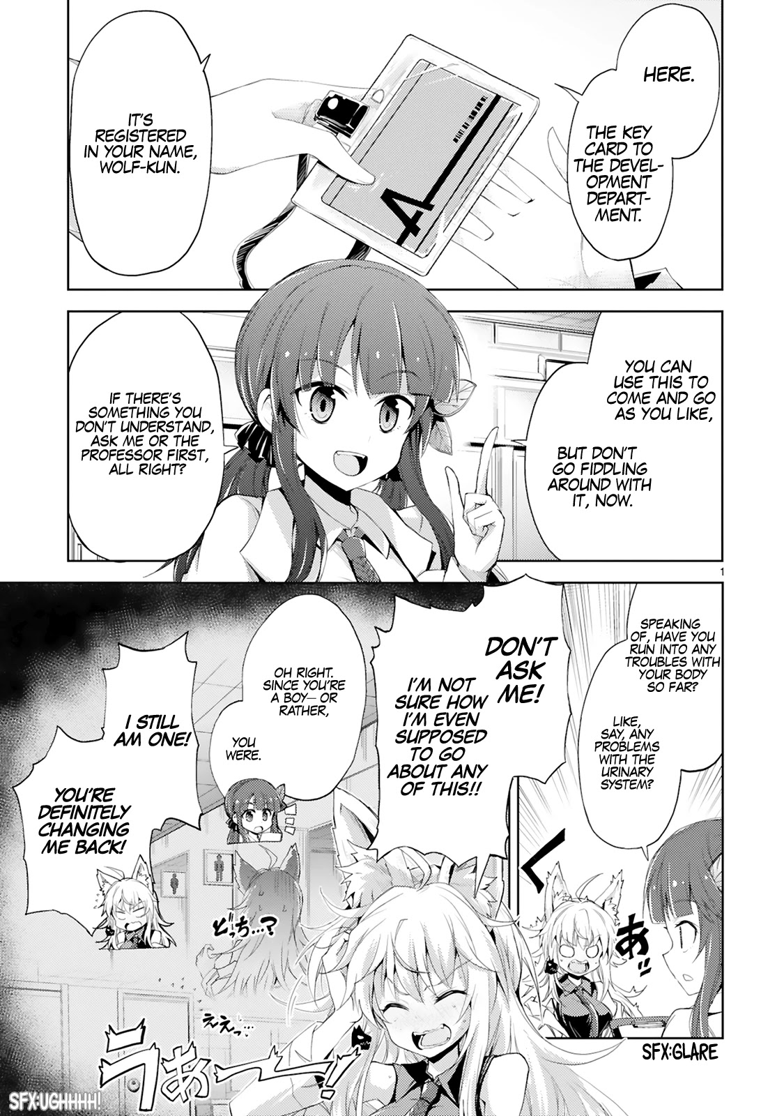 Kuroitsu-san in the Superhuman Research & Development Department Chapter 3 page 2 - Chapter 3: Necessary Modifications