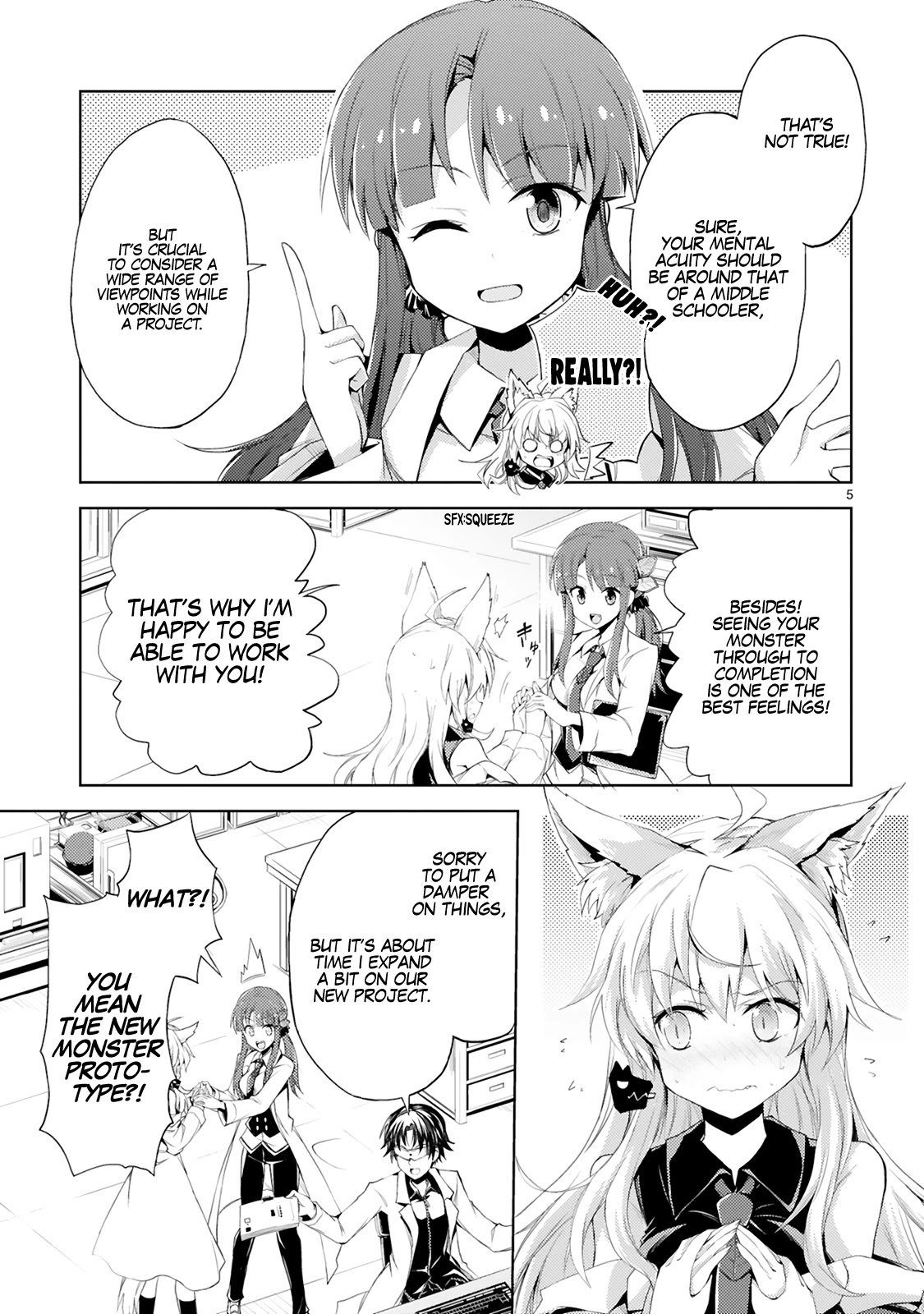 Kuroitsu-san in the Superhuman Research & Development Department Chapter 3 page 6 - Chapter 3: Necessary Modifications