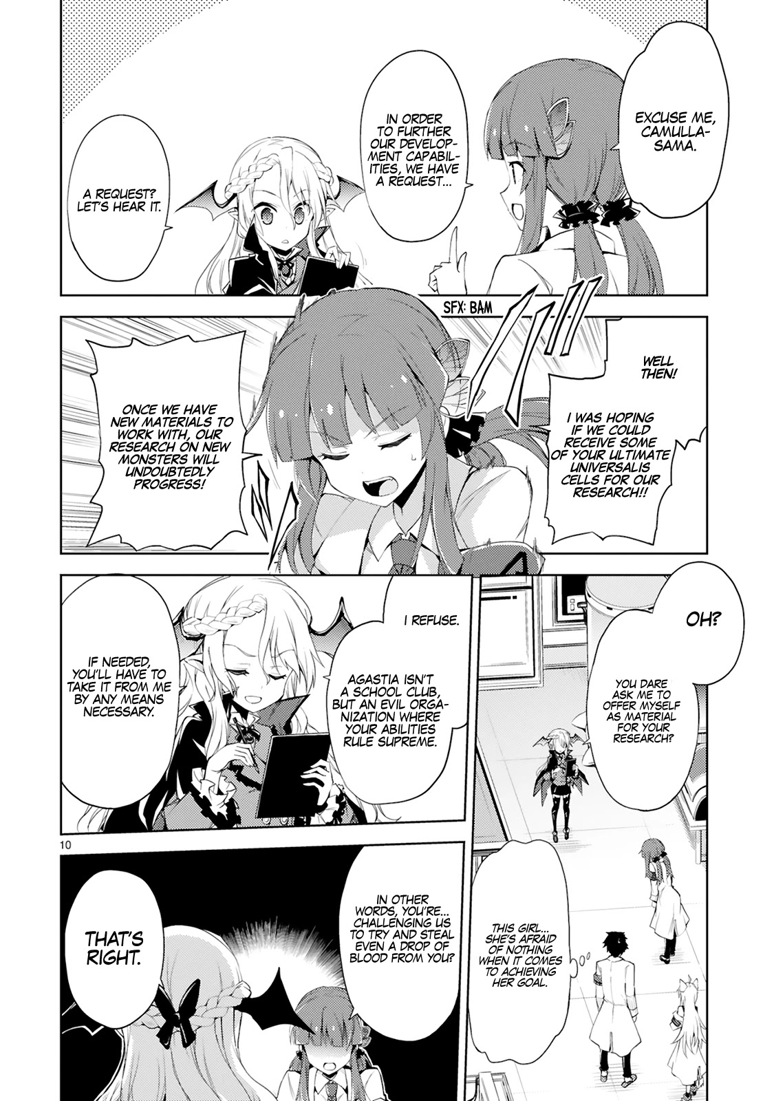 Kuroitsu-san in the Superhuman Research & Development Department Chapter 4 page 11 - Chapter 4: Attack of the Top Brass!