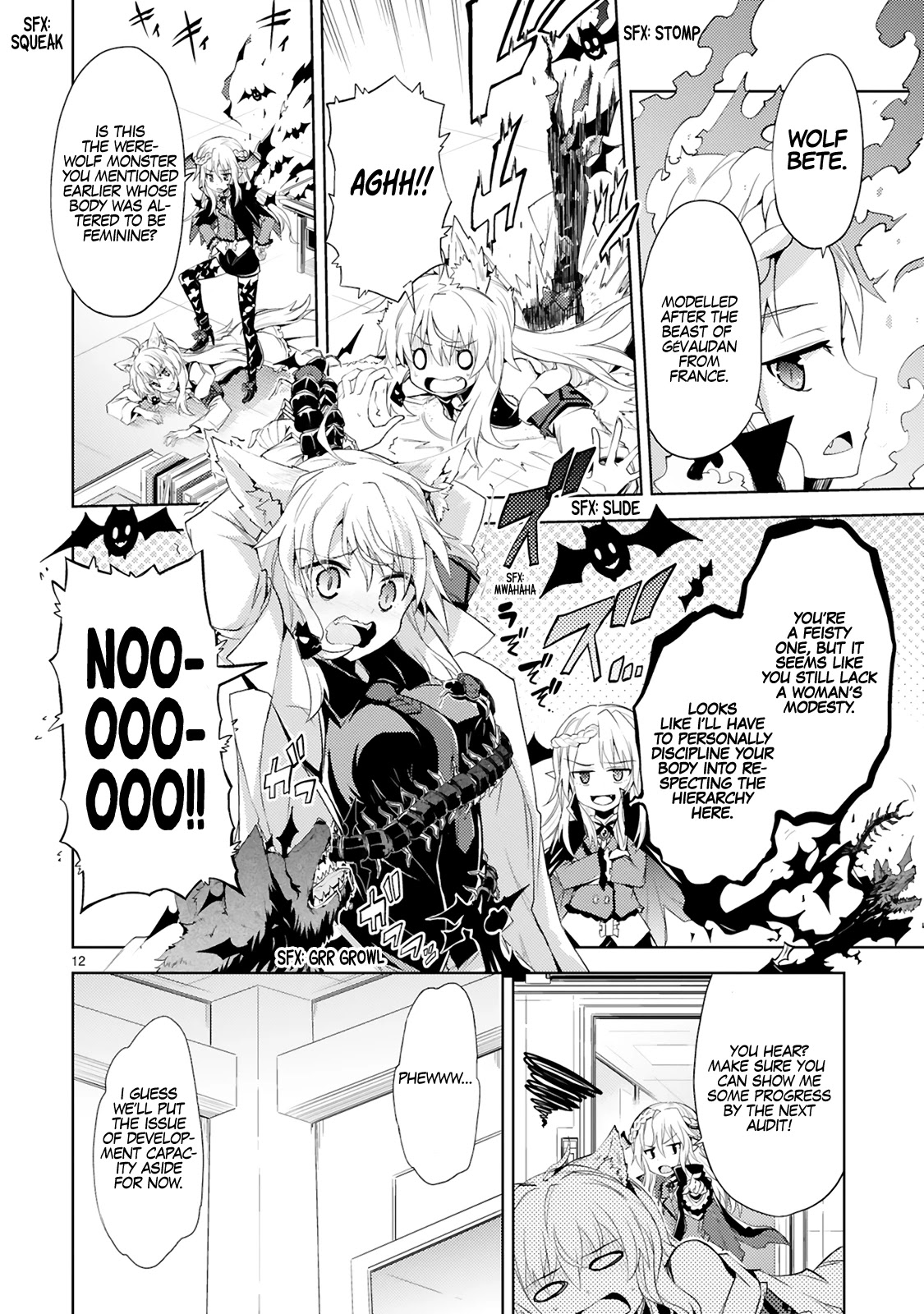 Kuroitsu-san in the Superhuman Research & Development Department Chapter 4 page 13 - Chapter 4: Attack of the Top Brass!