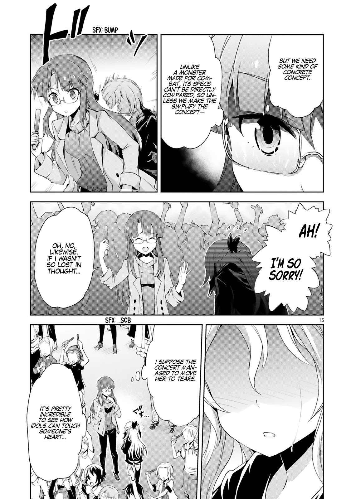 Kuroitsu-san in the Superhuman Research & Development Department Chapter 4 page 16 - Chapter 4: Attack of the Top Brass!