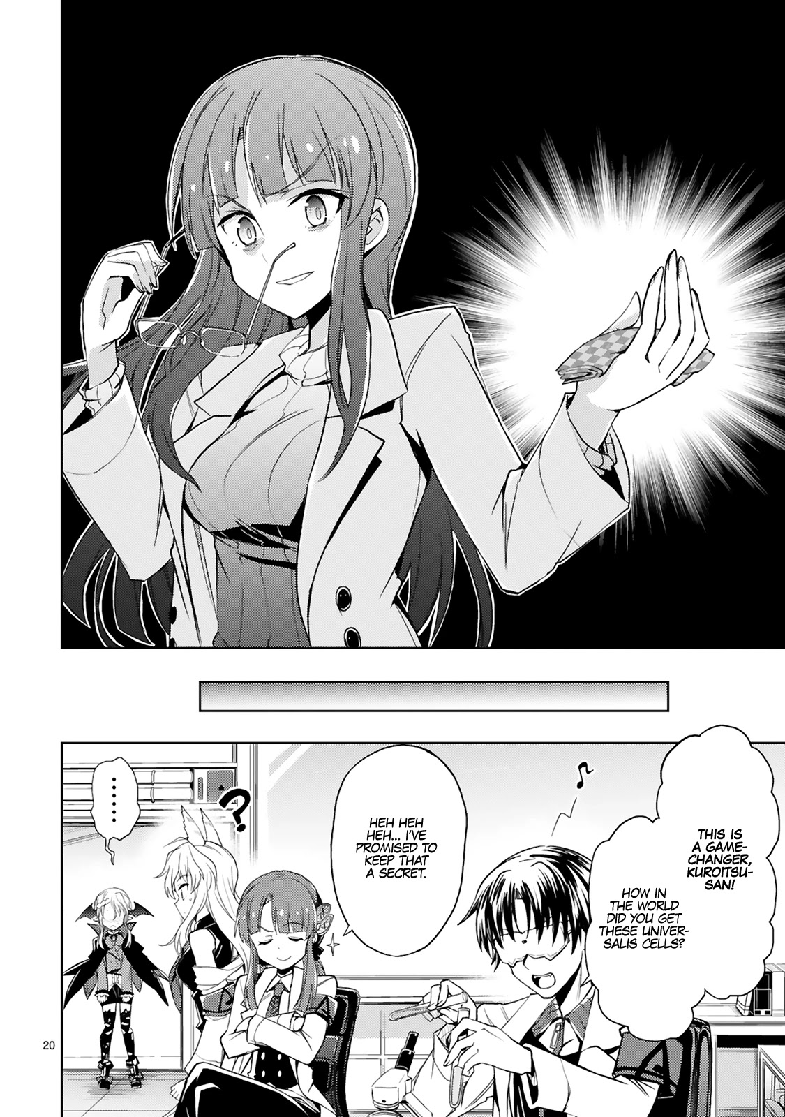 Kuroitsu-san in the Superhuman Research & Development Department Chapter 4 page 21 - Chapter 4: Attack of the Top Brass!