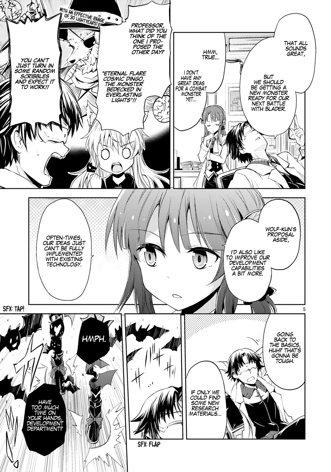 Kuroitsu-san in the Superhuman Research & Development Department Chapter 4 page 6 - Chapter 4: Attack of the Top Brass!