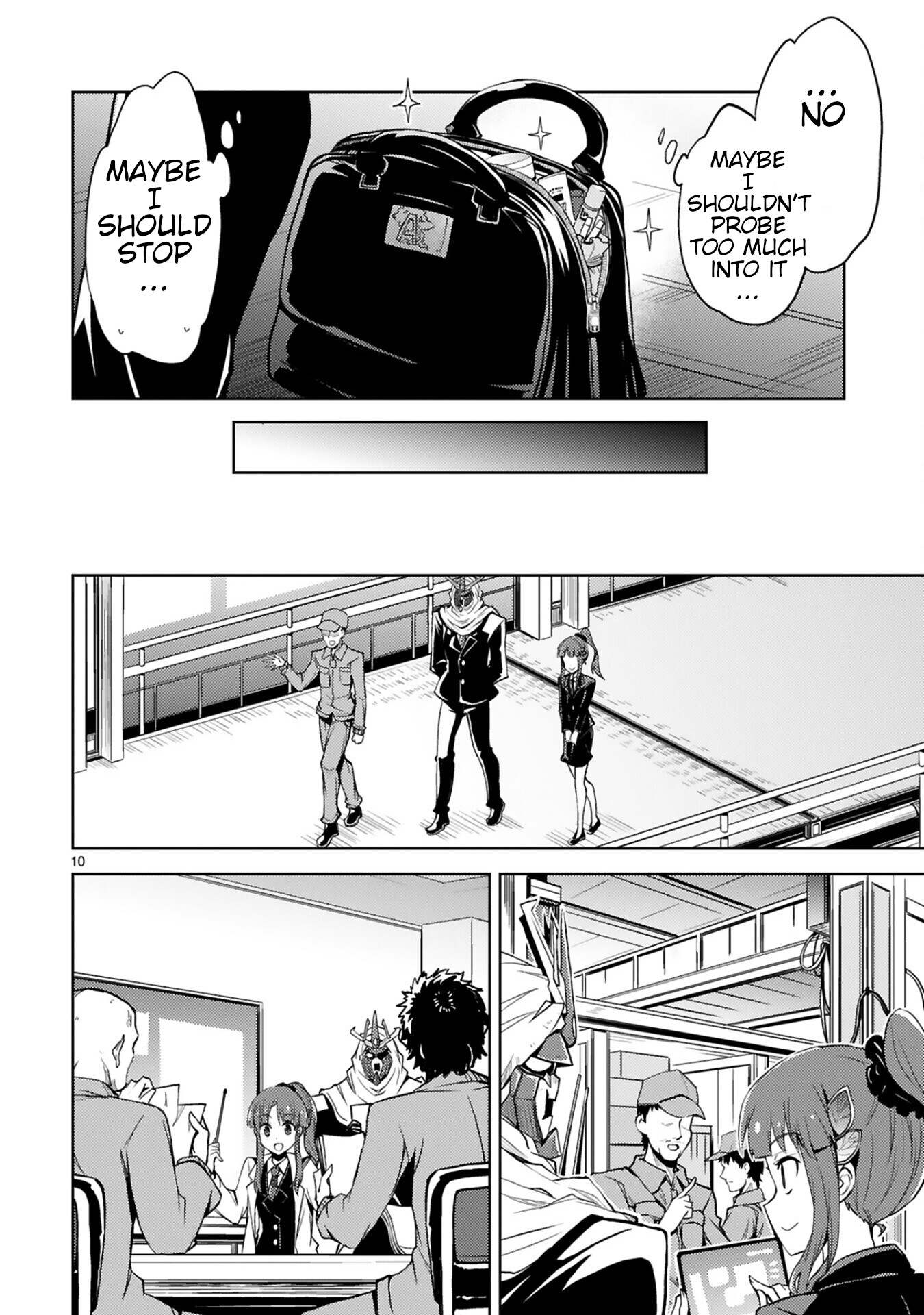 Kuroitsu-san in the Superhuman Research & Development Department Chapter 5 page 10 - Chapter 5: Absolute Zero Chief of Staff's Business Trip