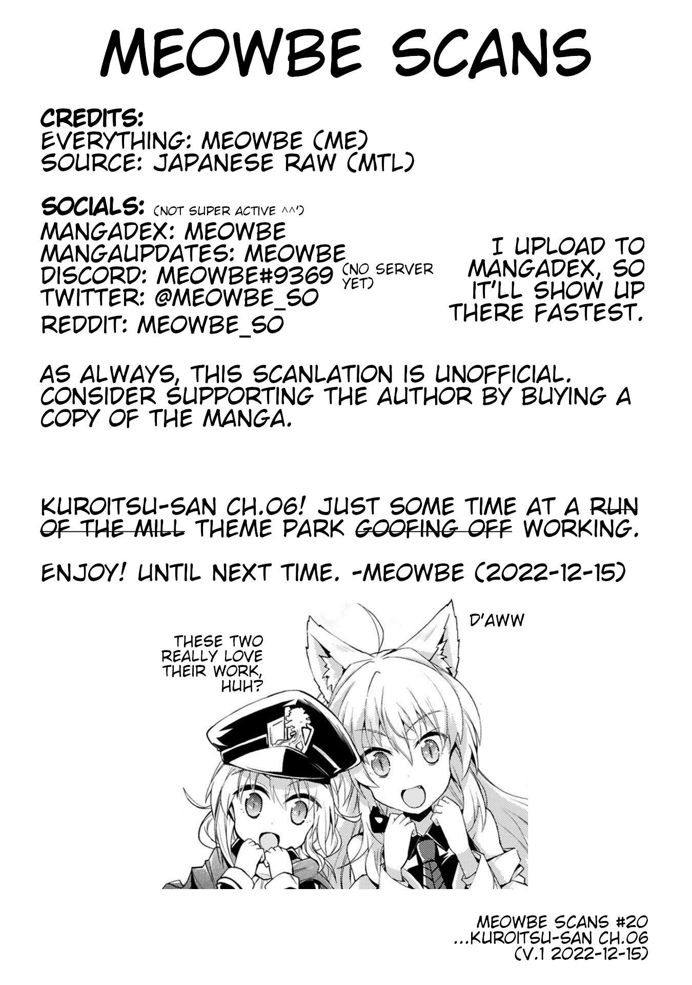 Kuroitsu-san in the Superhuman Research & Development Department Chapter 6 page 21 - Chapter 6: Wonderland Fantasy